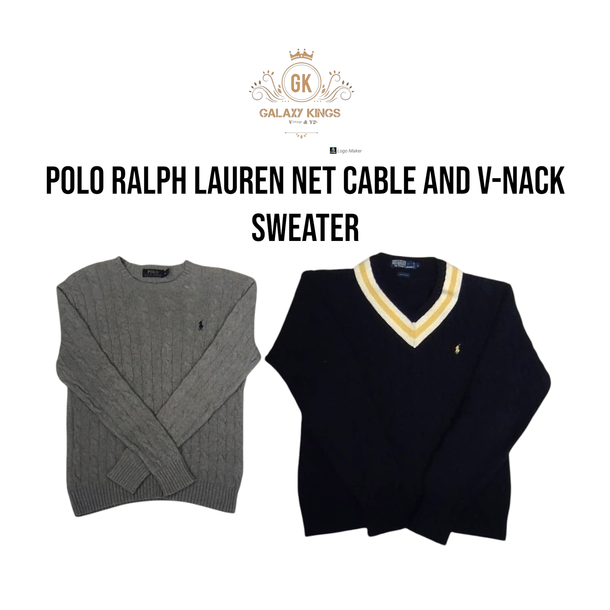Polo Ralph Lauren Net Cable and V-Nack Sweater