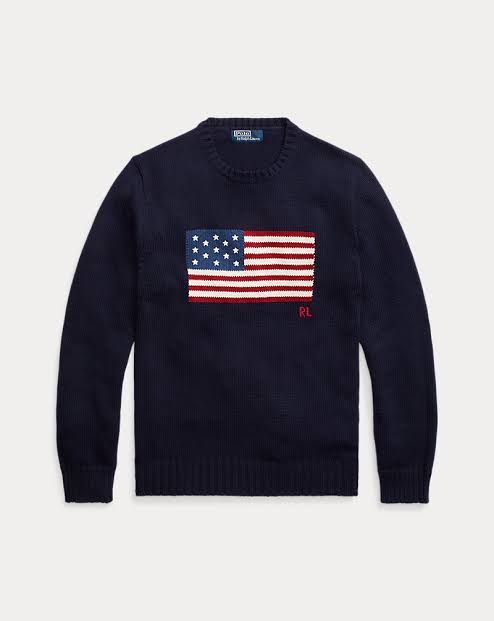 Polo Ralph Lauren maglione con bandiera - 11 pezzi