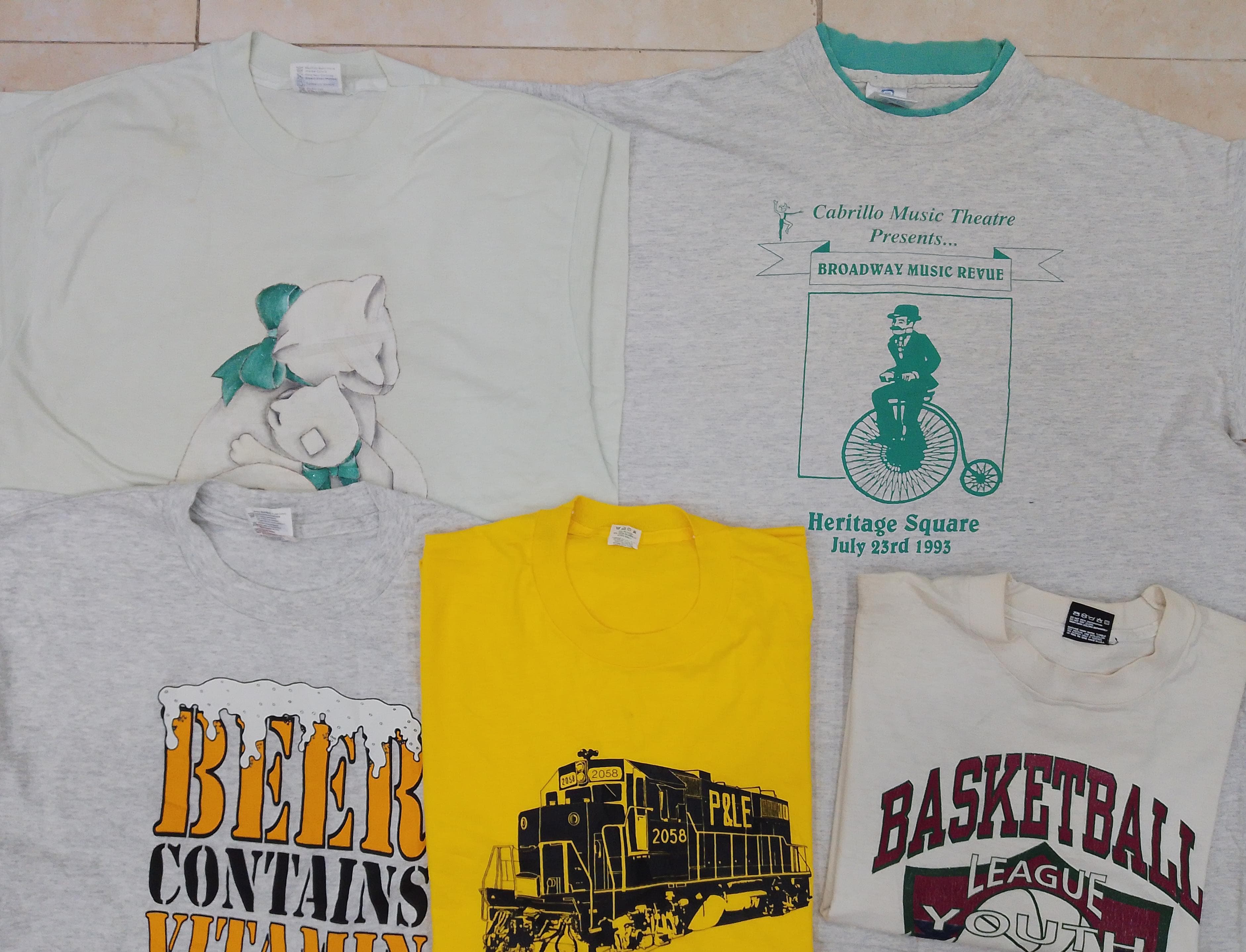 CZ0201 Single Stitch T-shirts - 20 Pcs