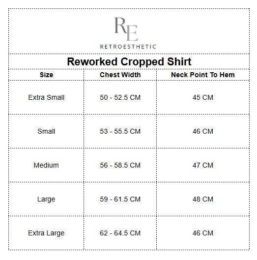 Upcycle Ralph Lauren kurz geschnittenes Shirt