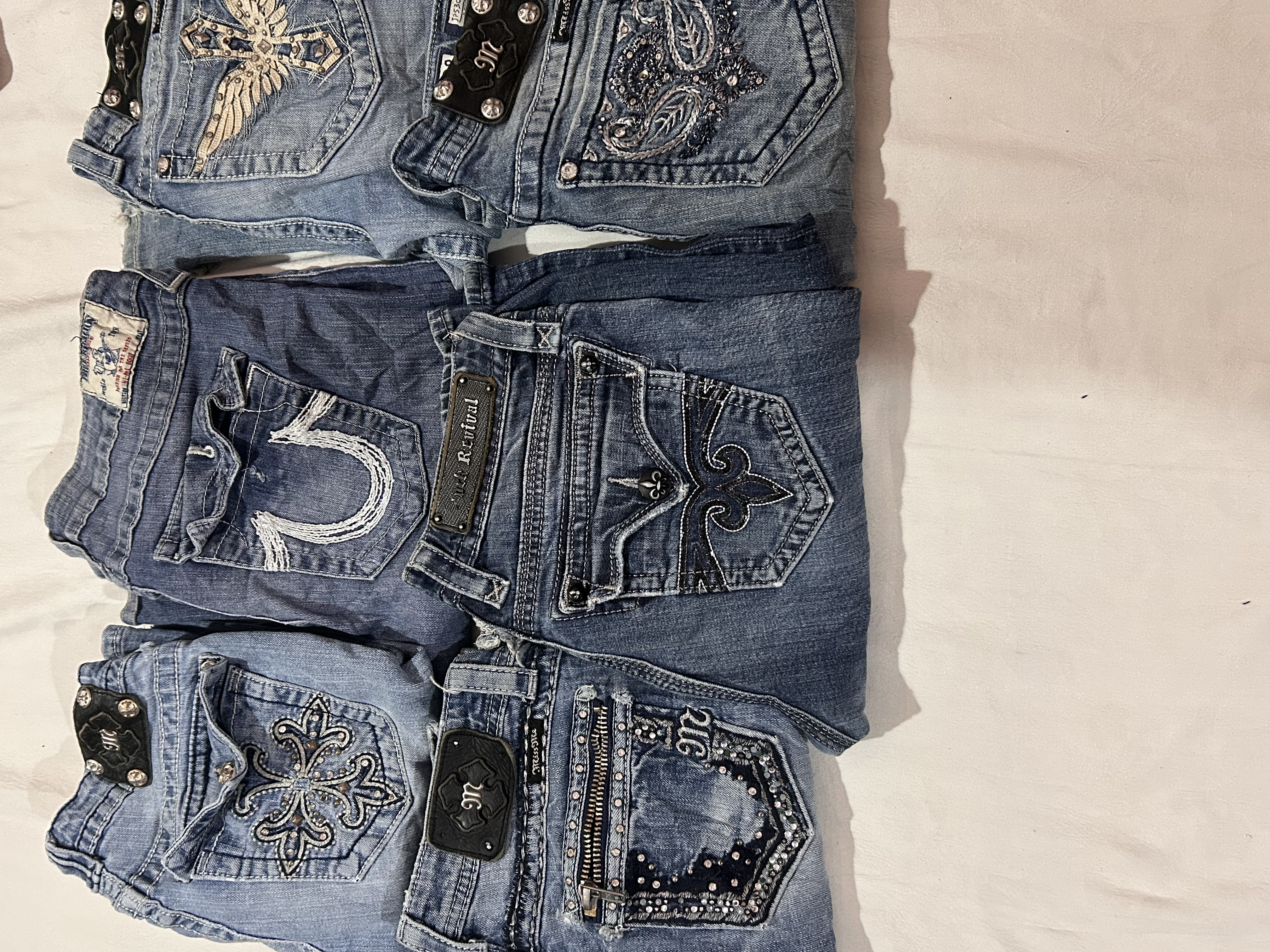 Miss me true religion rock revival jeans 17 pcs