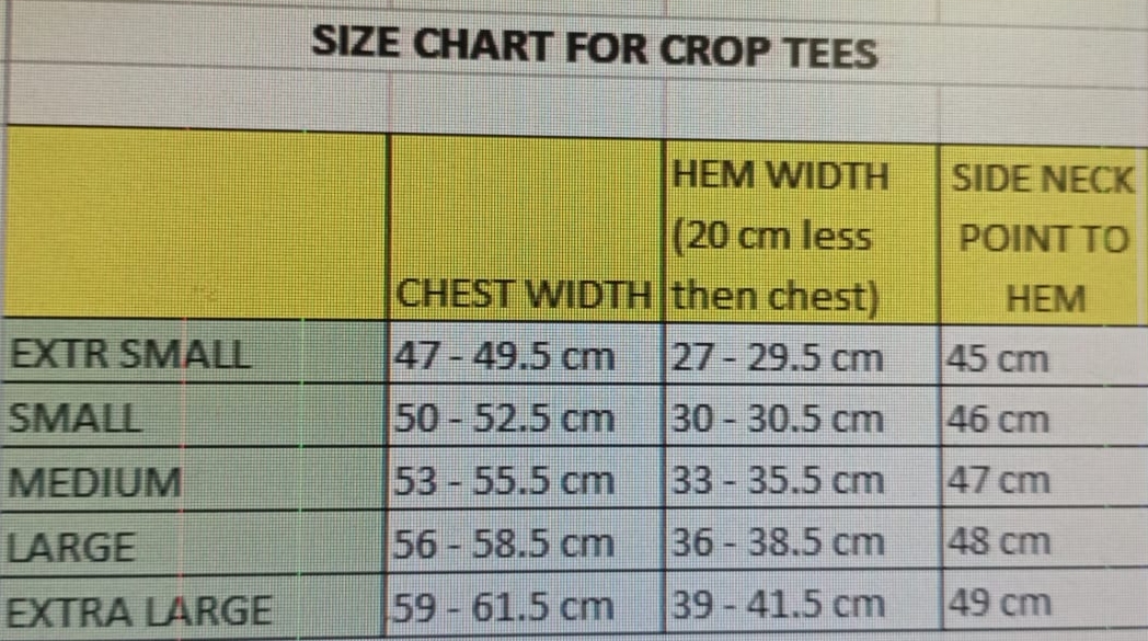 Rework Crop T-Shirts