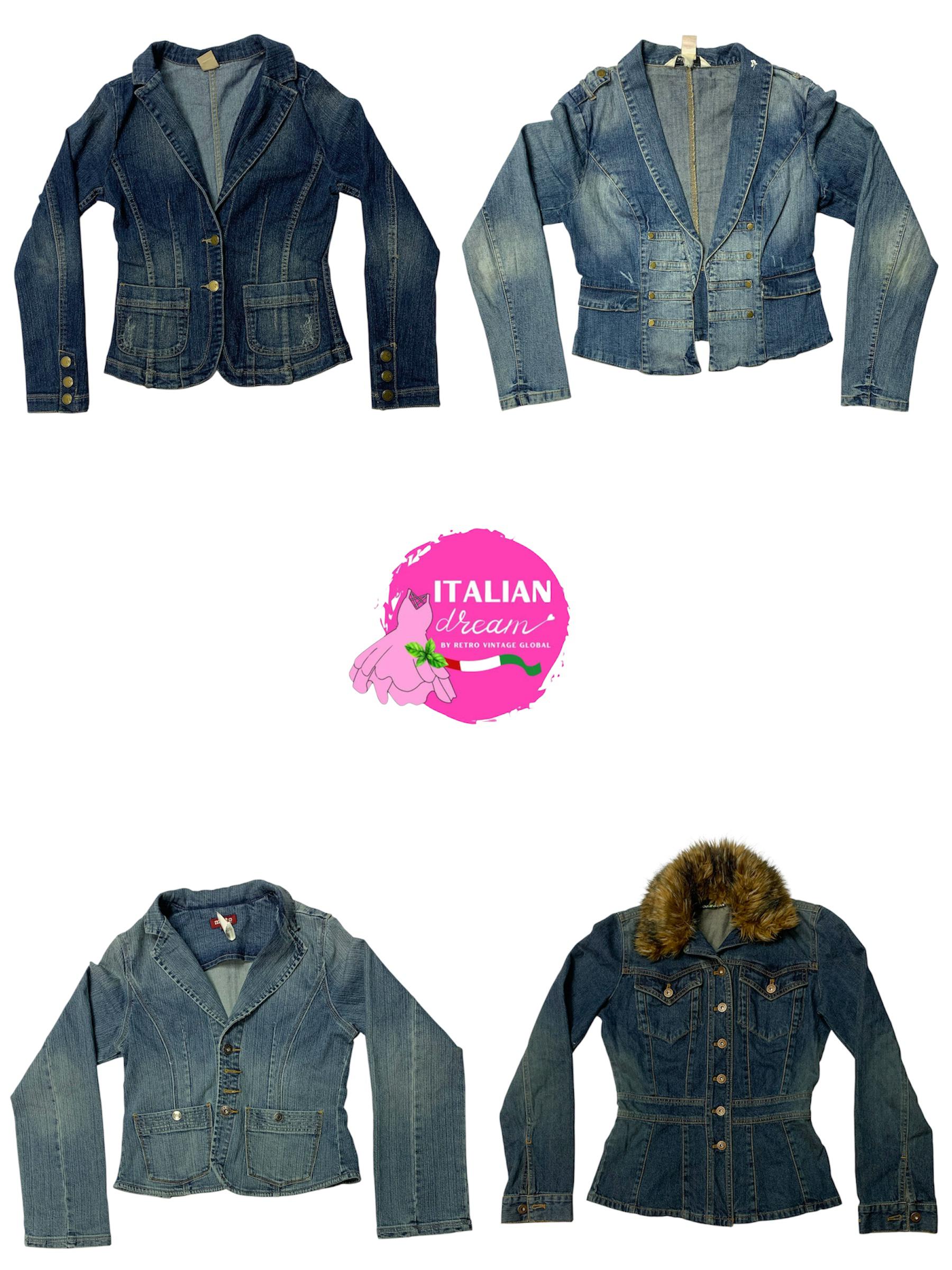 Jaquetas de denim estilo Y2K