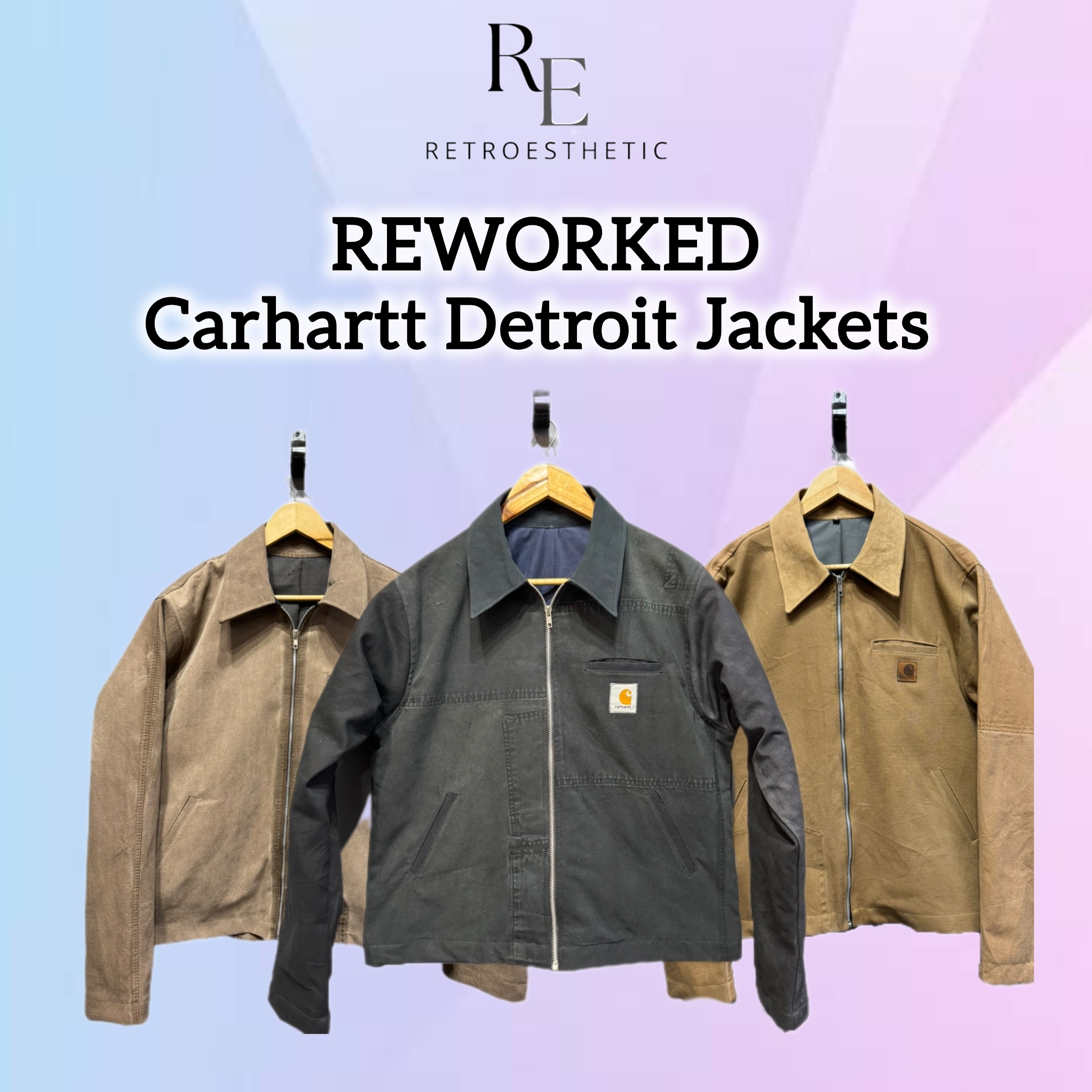 Giacche Carhartt Detroit rielaborate