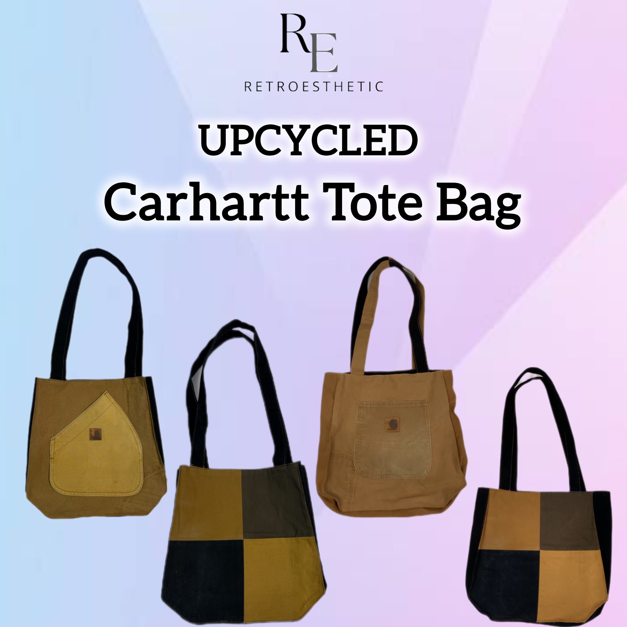 Borsa Tote Carhartt Rielaborata