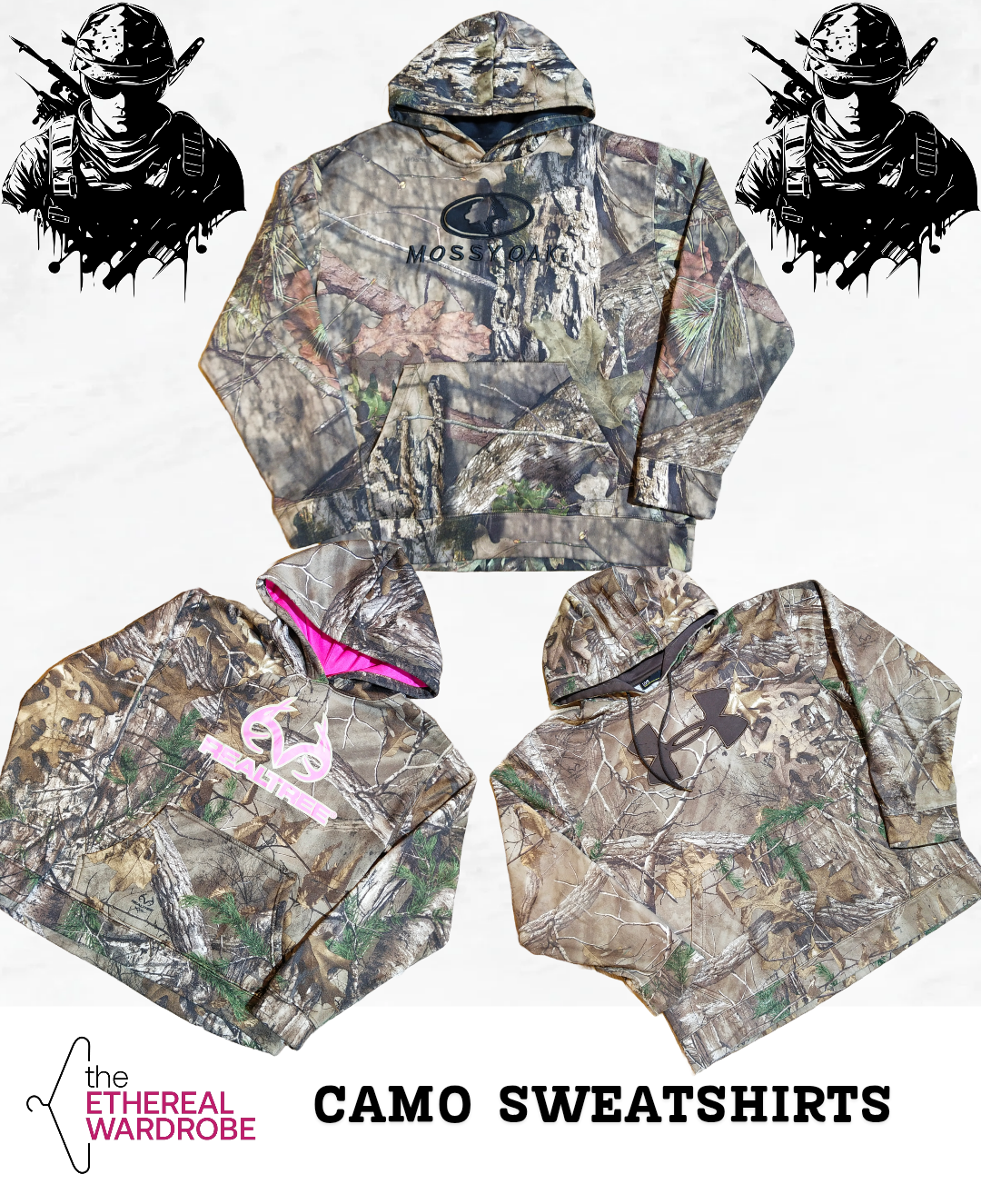 Branded Camo Sweatshirts Bundle of 10 pcs (RN#1249)