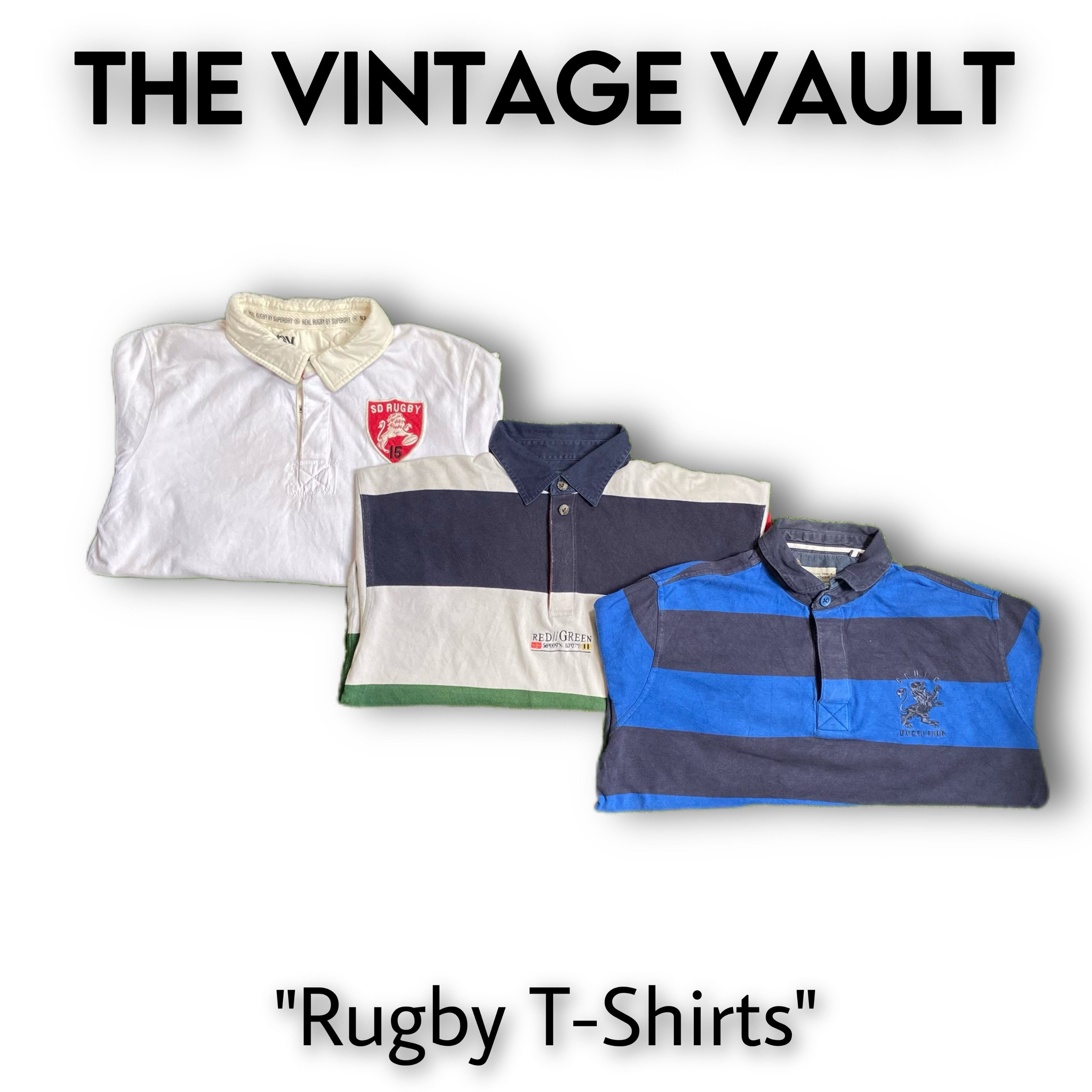 Unbranded Rugby T-Shirts - 20 pcs
