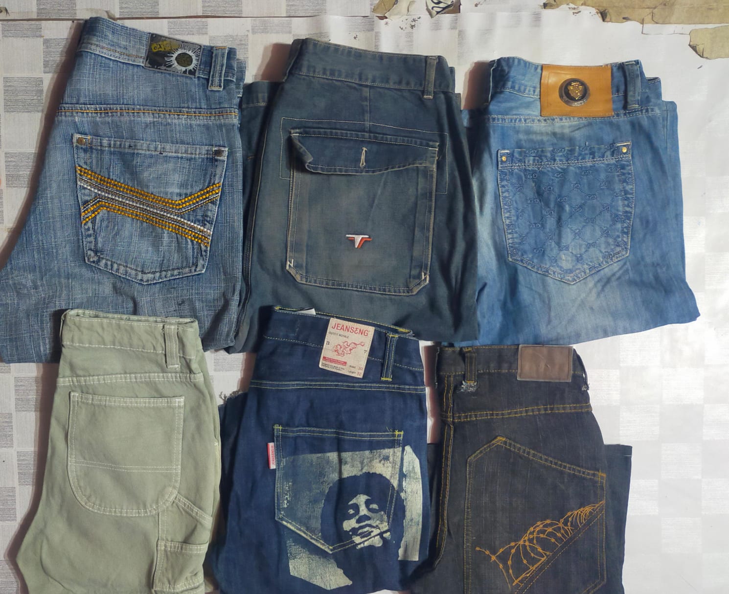 PHAT D&G AND OTHER MIX BRANDS JEANS (ID 1065)