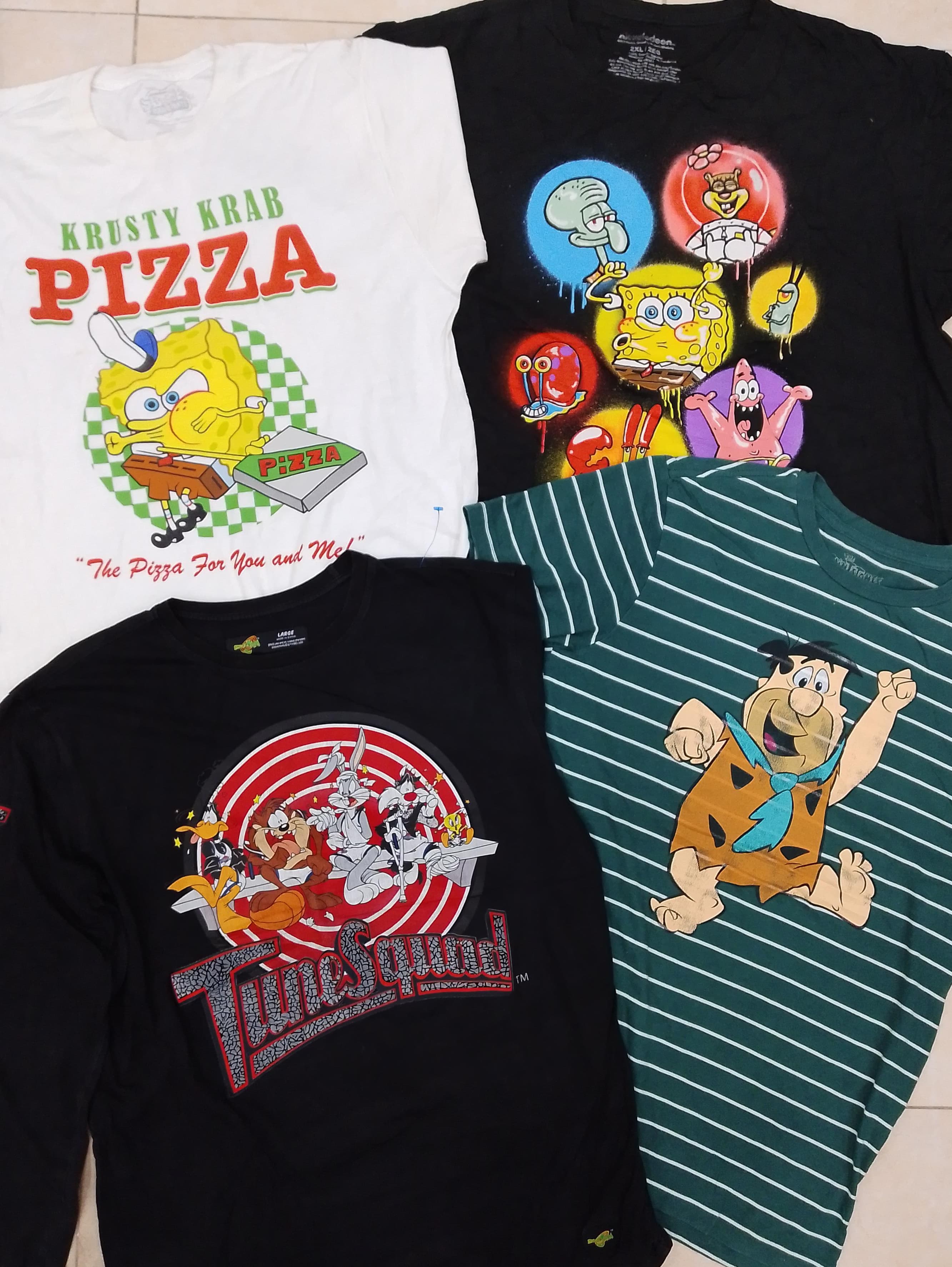 CZ0217 Cartoon T-shirts - 20 Pcs
