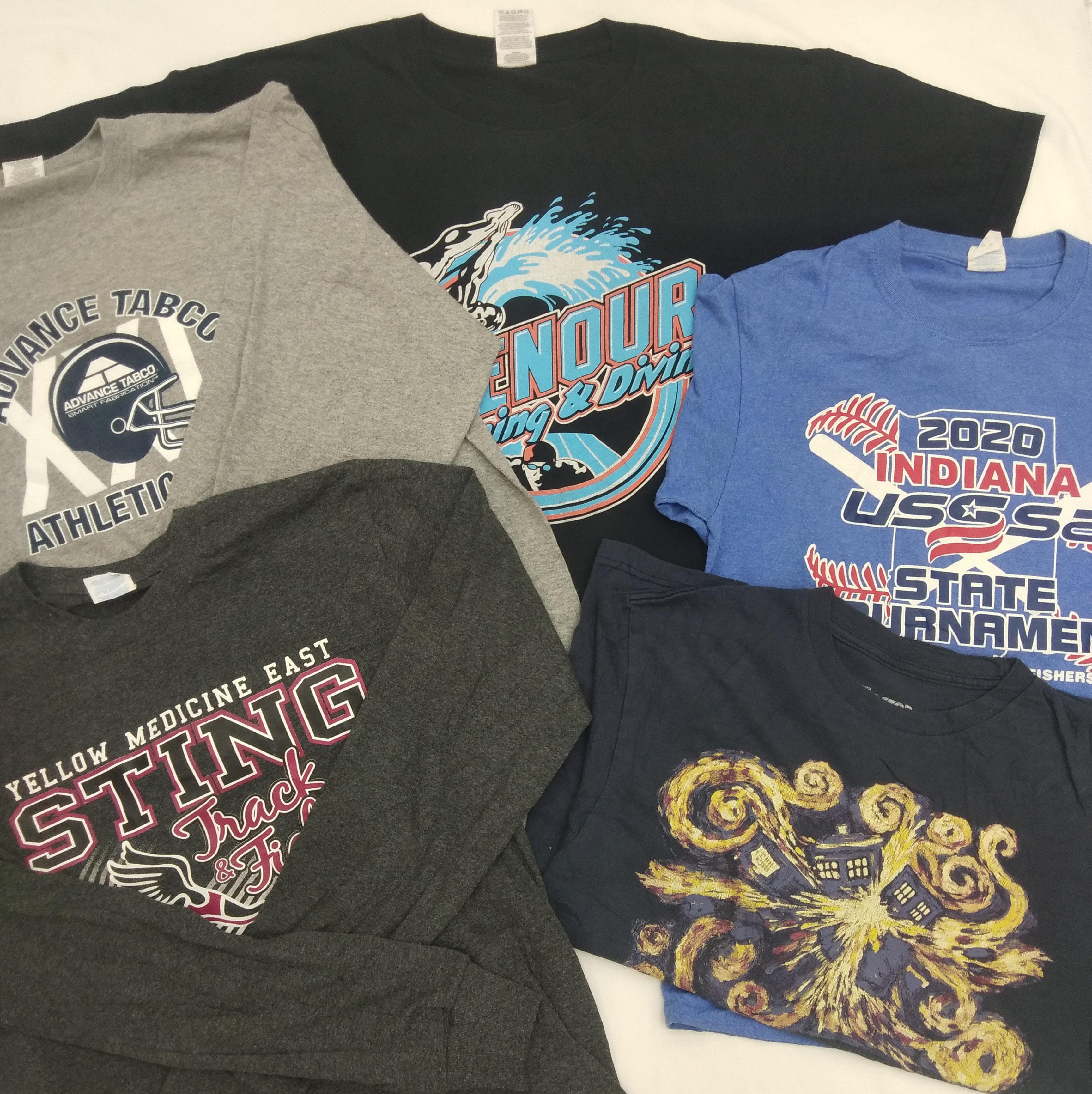 ZH0249 Unbranded Printed T-shirts - 25 Pcs