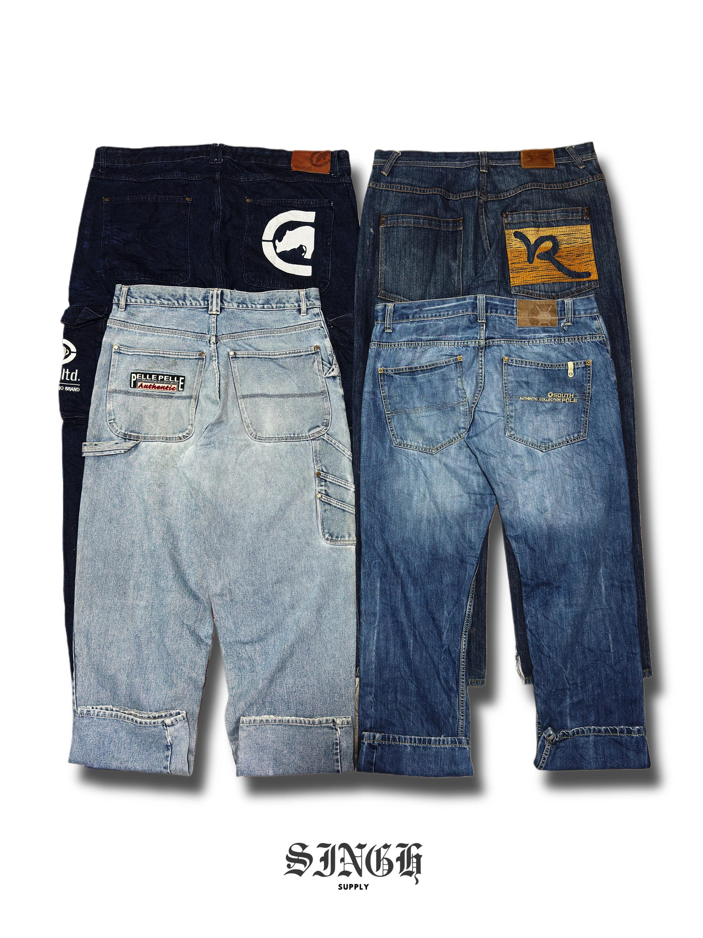 Jeans Bordados Japoneses x Hip Hop