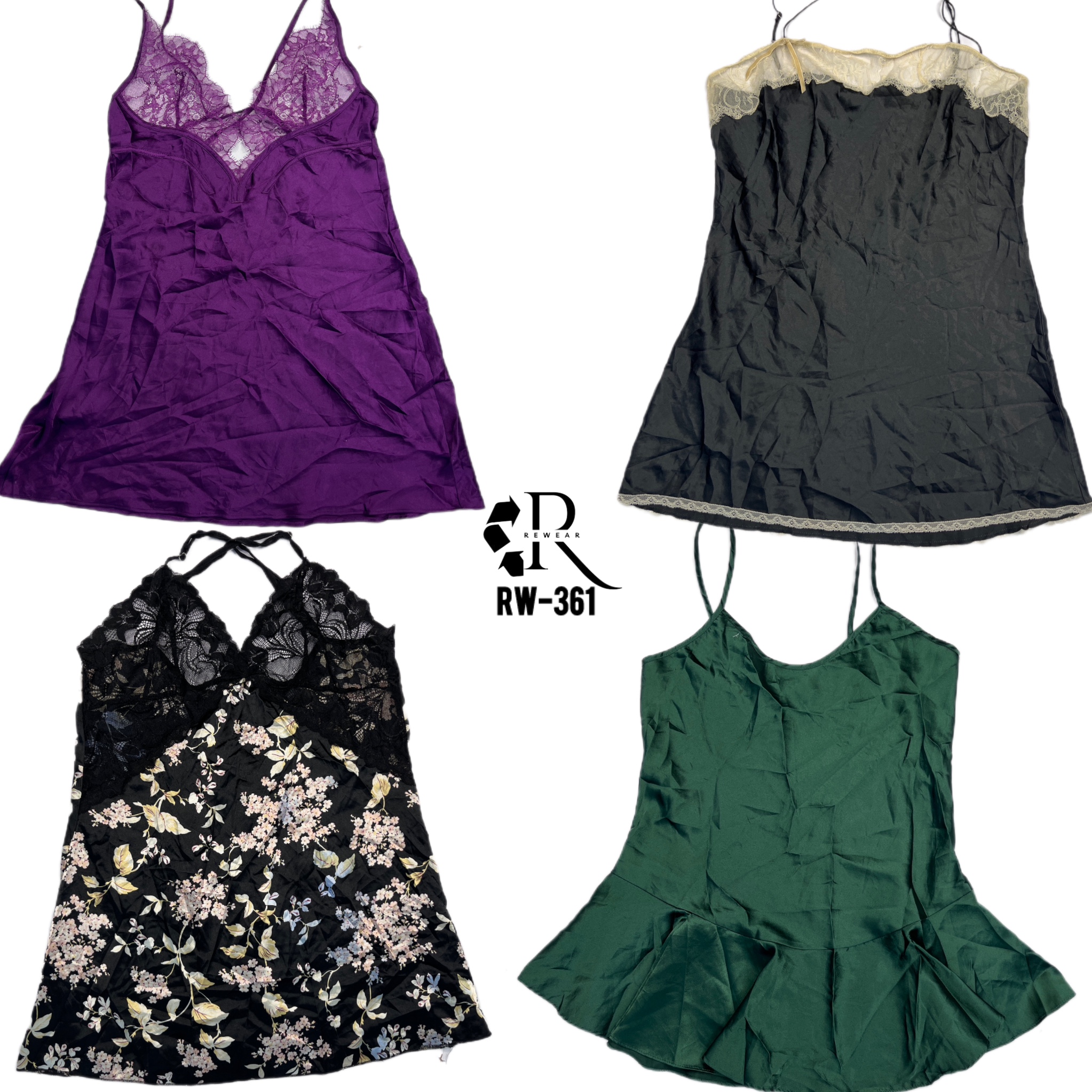 Y2K Soft Girl Tops de Seda sin Mangas (RW-361)