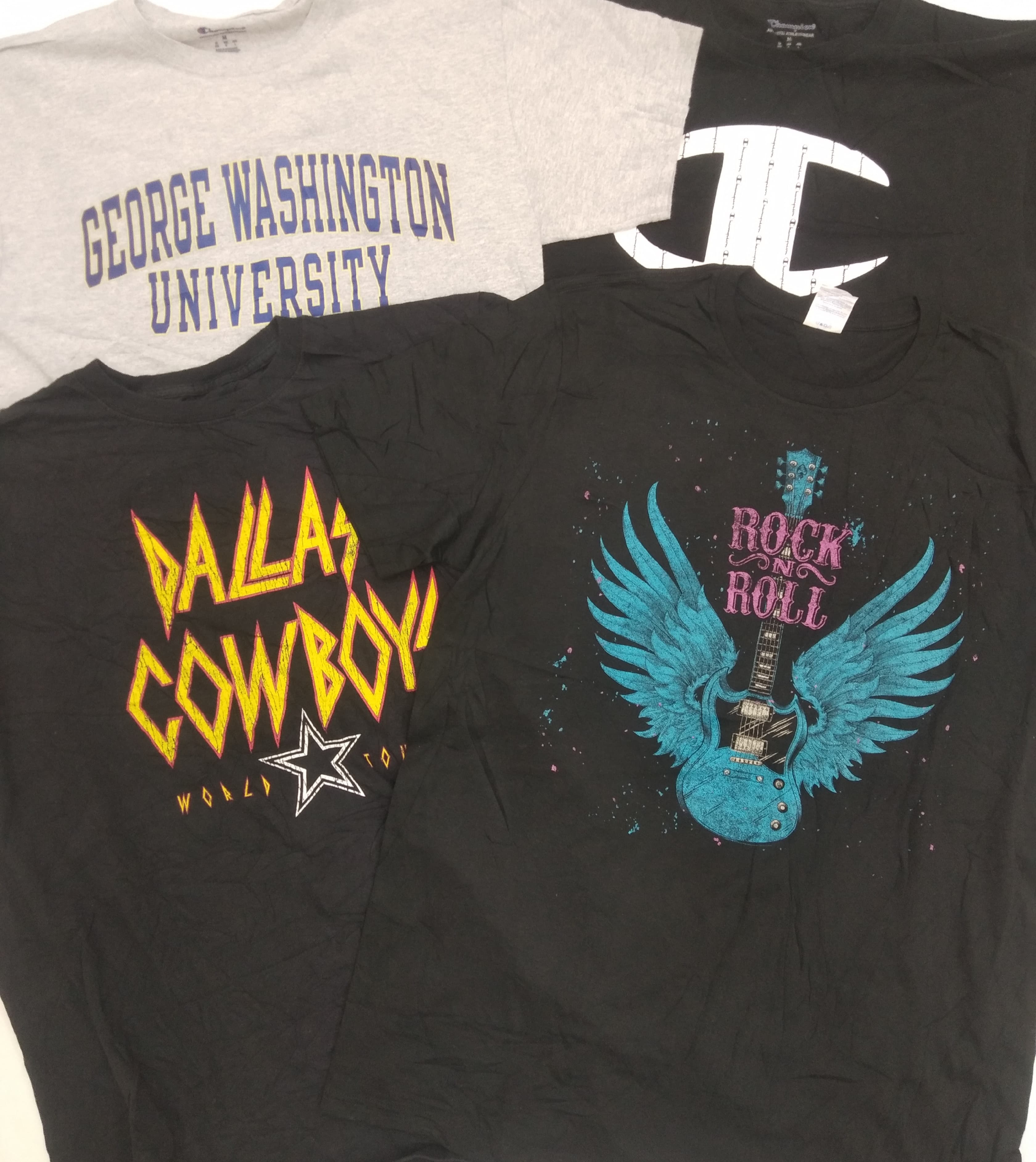 ZH0271 T-shirts imprimés sans marque - 18 pièces