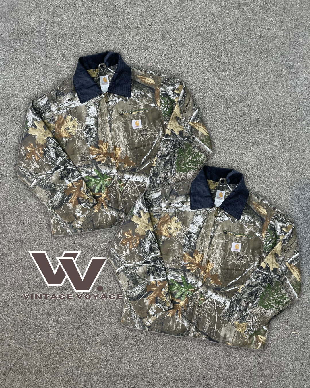 Carhartt Rework-Stil Realtree Detroit-Jacken #23625