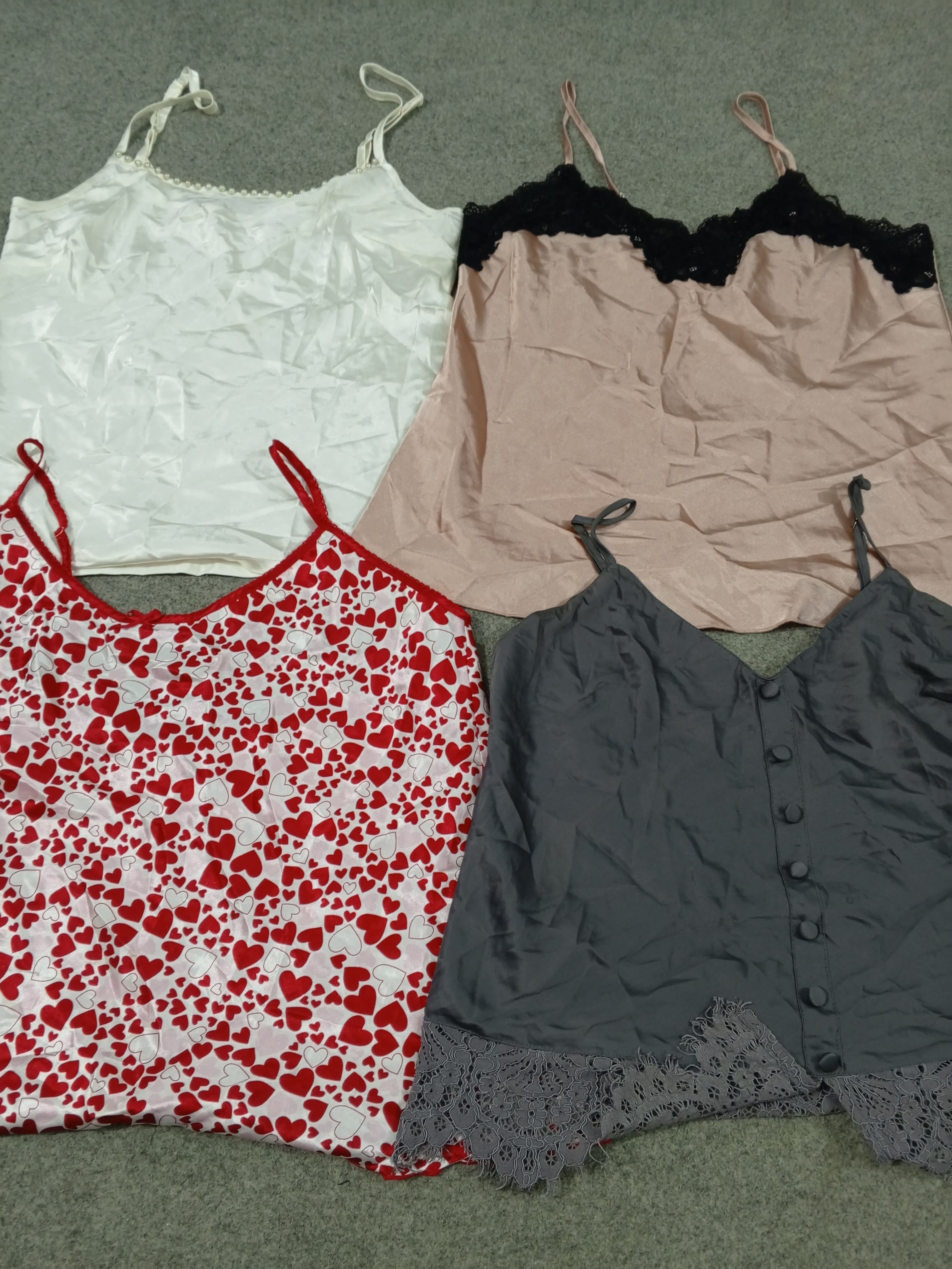 HD1017 Ladies Y2K Kelly Era Slip Tops - 10 pcs