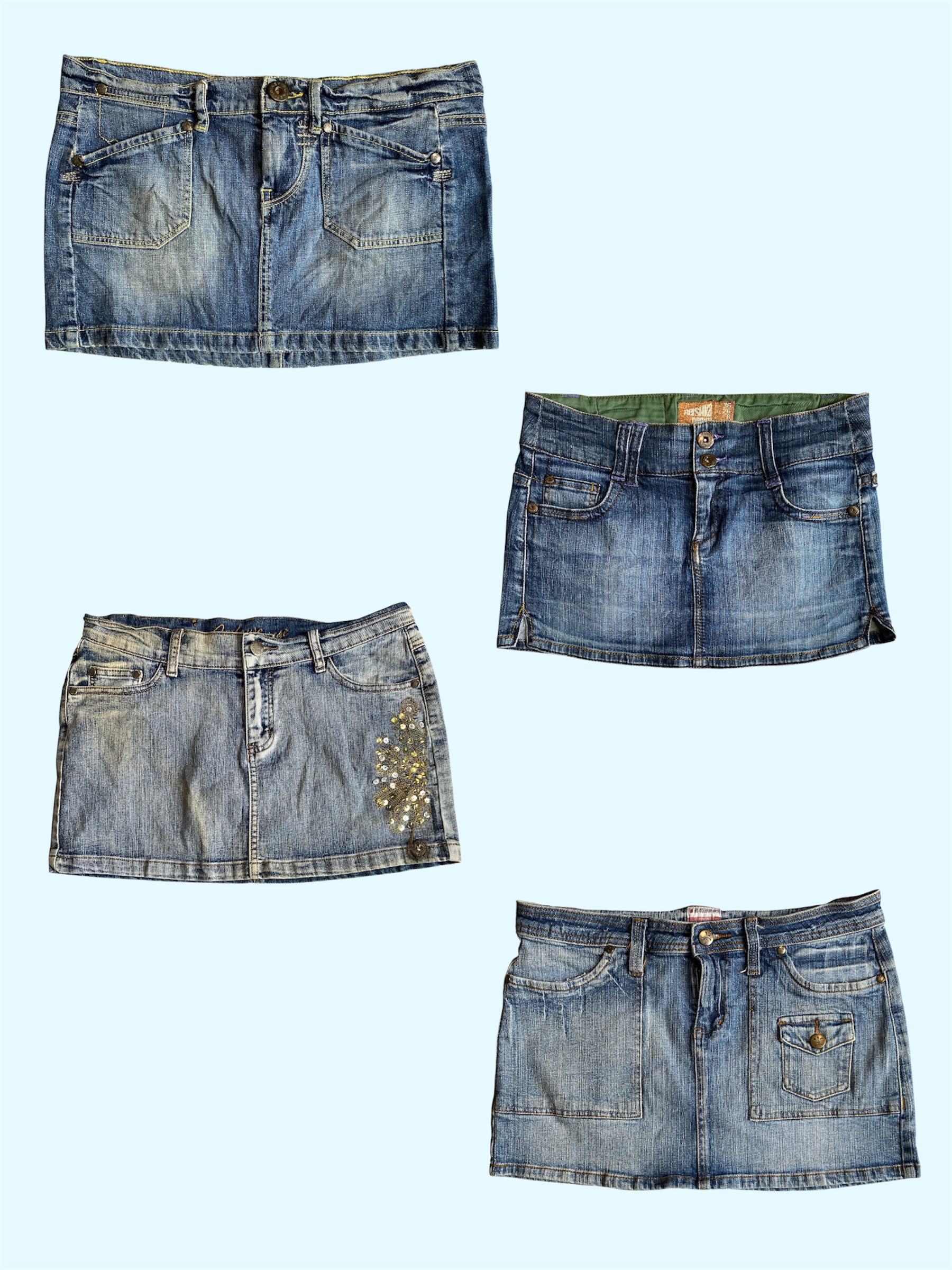 Look rétro : authenticité de la mini-jupe Y2K 🔥🧷 (TS602)