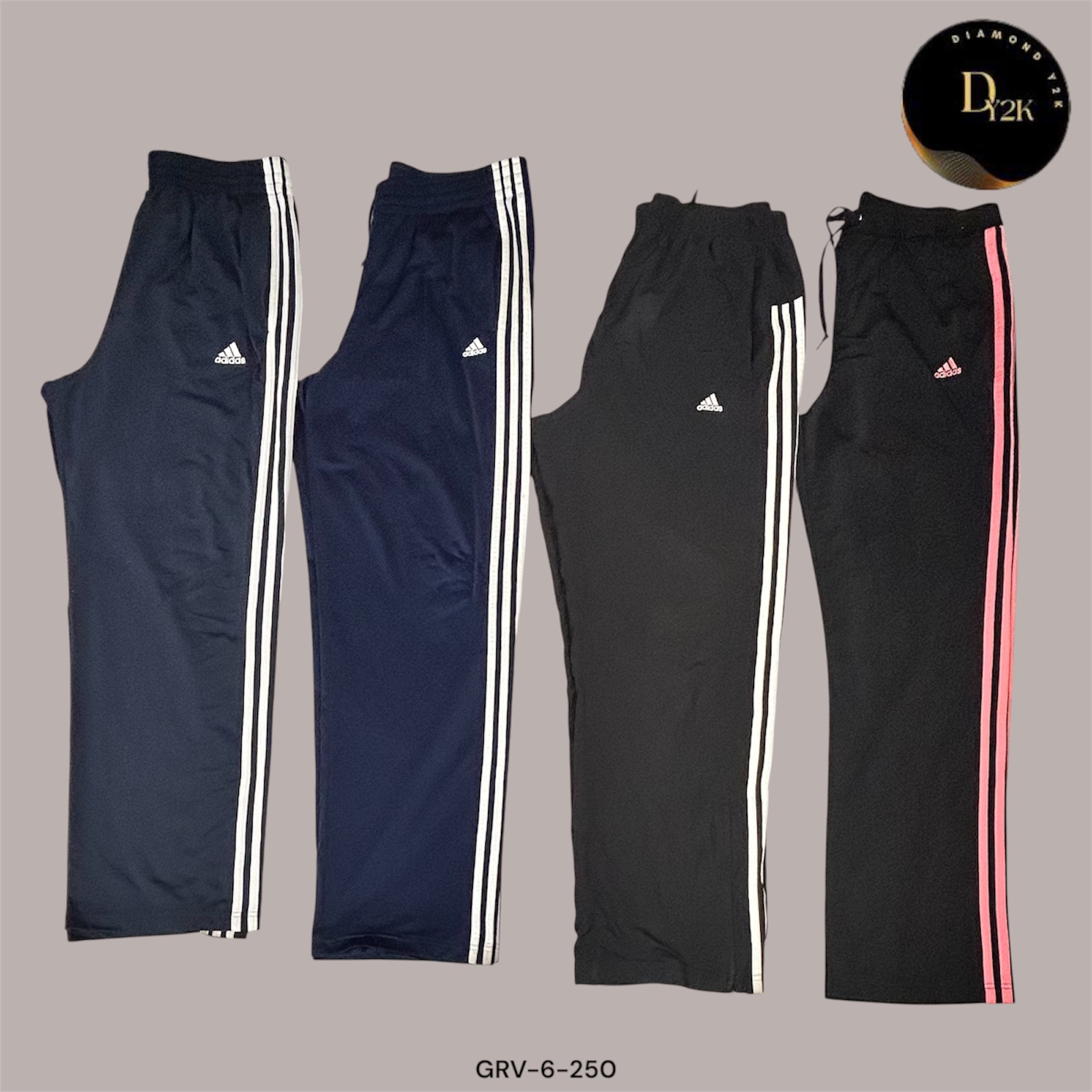 Pantalones Adidas Raros Y2K | Lançamento de Streetwear Retrô (GRV-6-250)