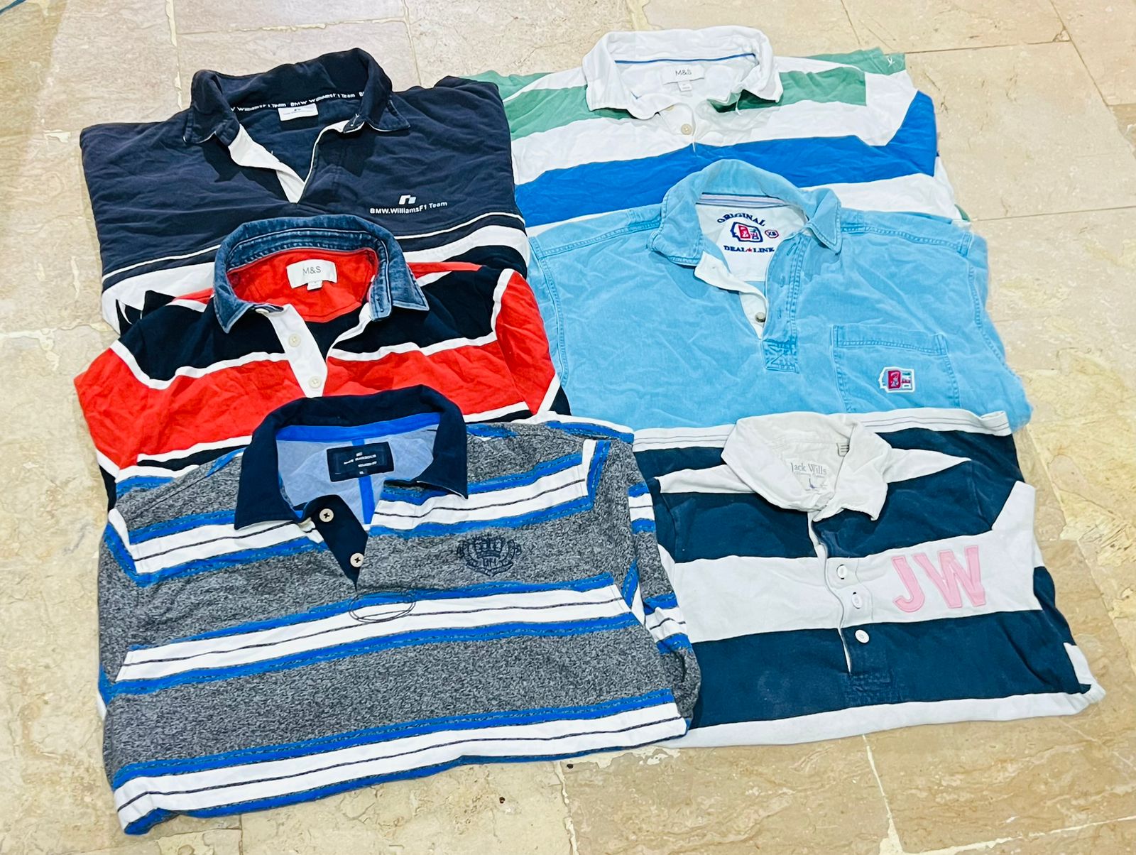 Pack de 3 t-shirts de rugby sans marque