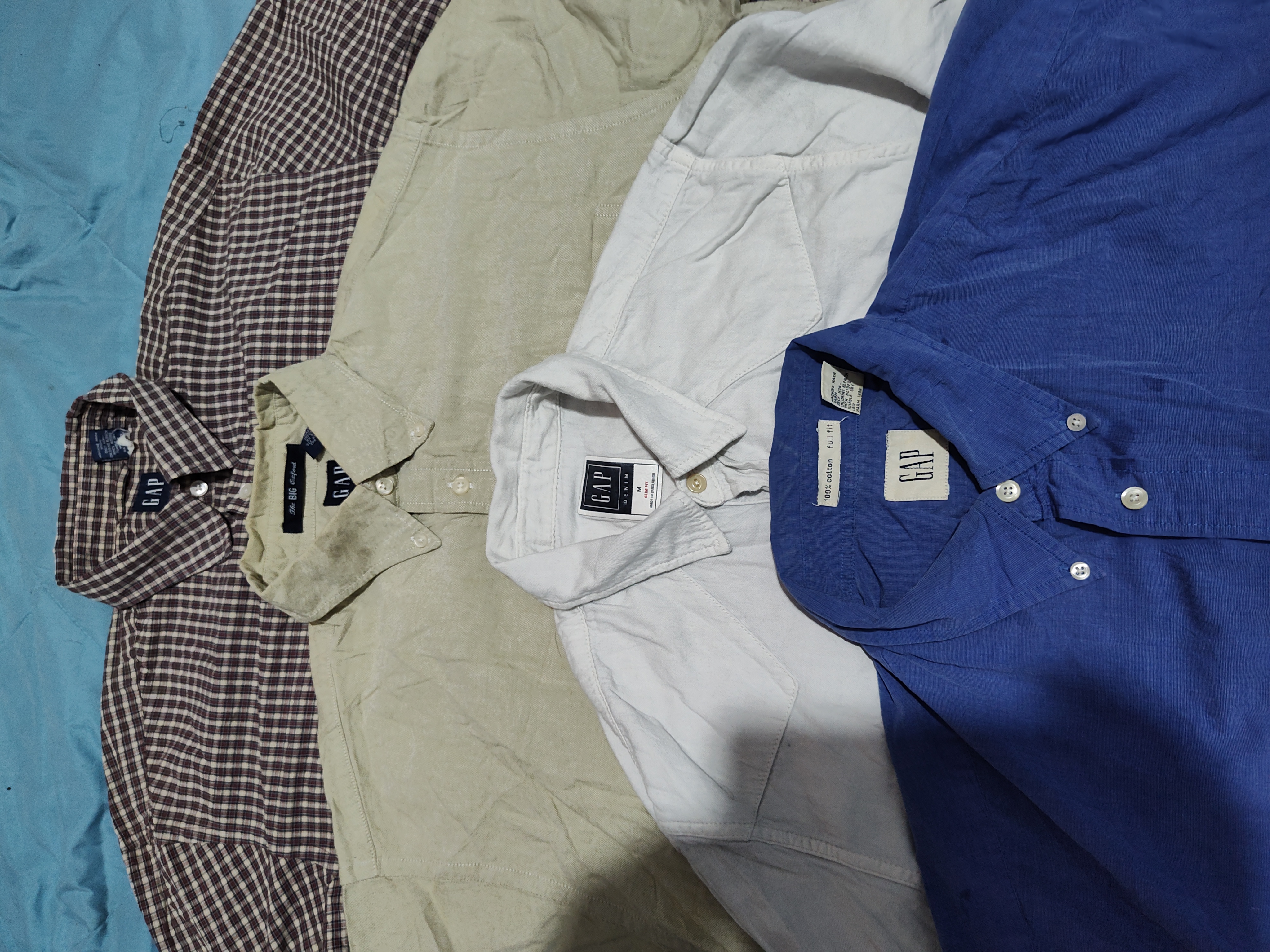 #01 Gap men shirts 14 pes