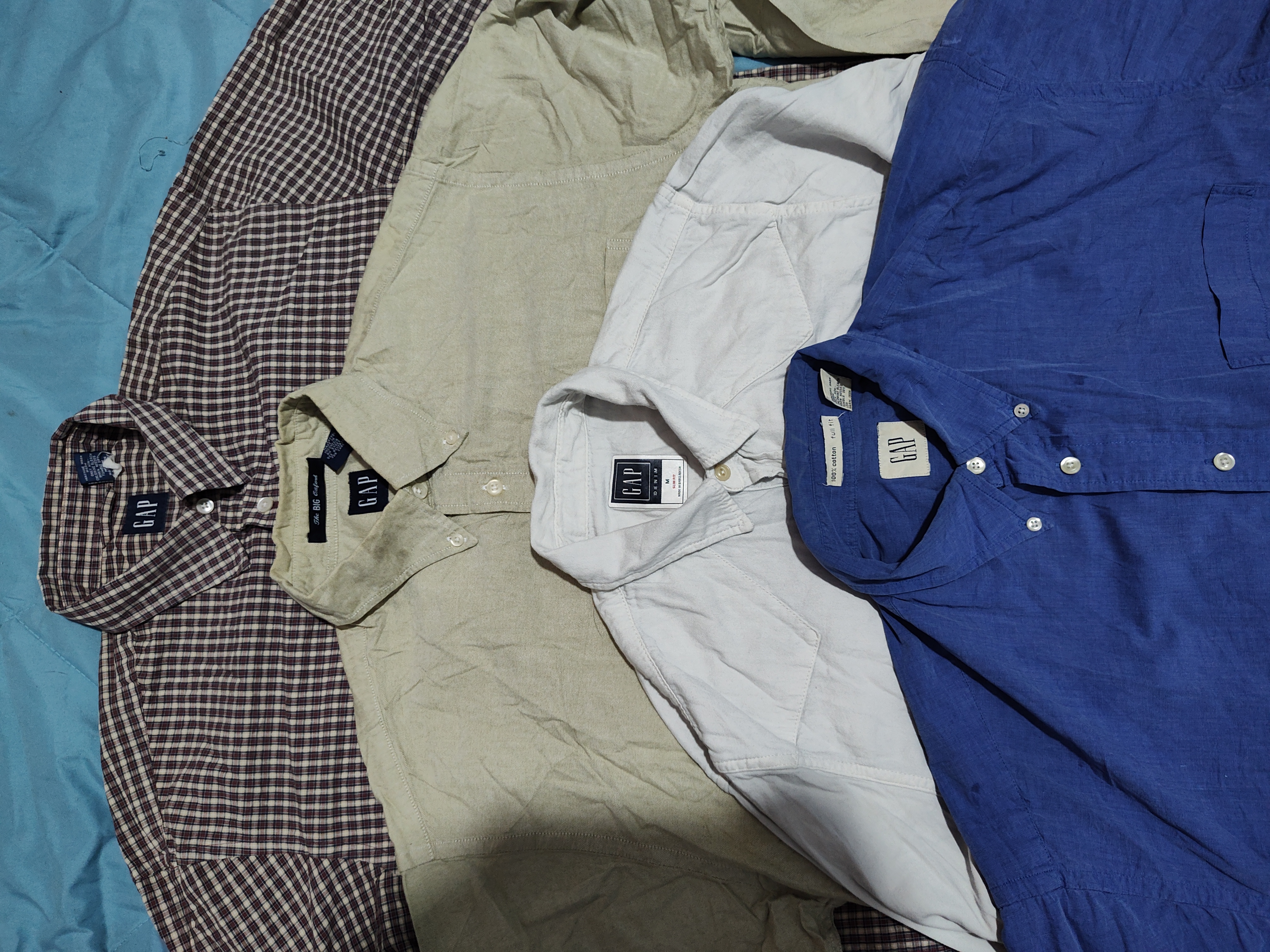 #01 Gap men shirts 14 pes
