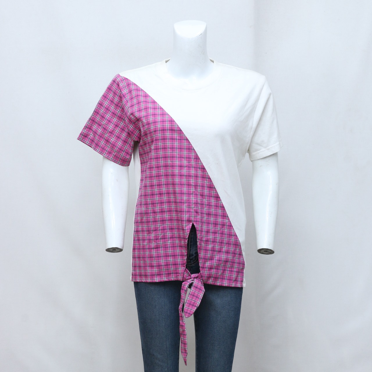 CR-192 Überarbeitete Halb & Halb Damen T-Shirts