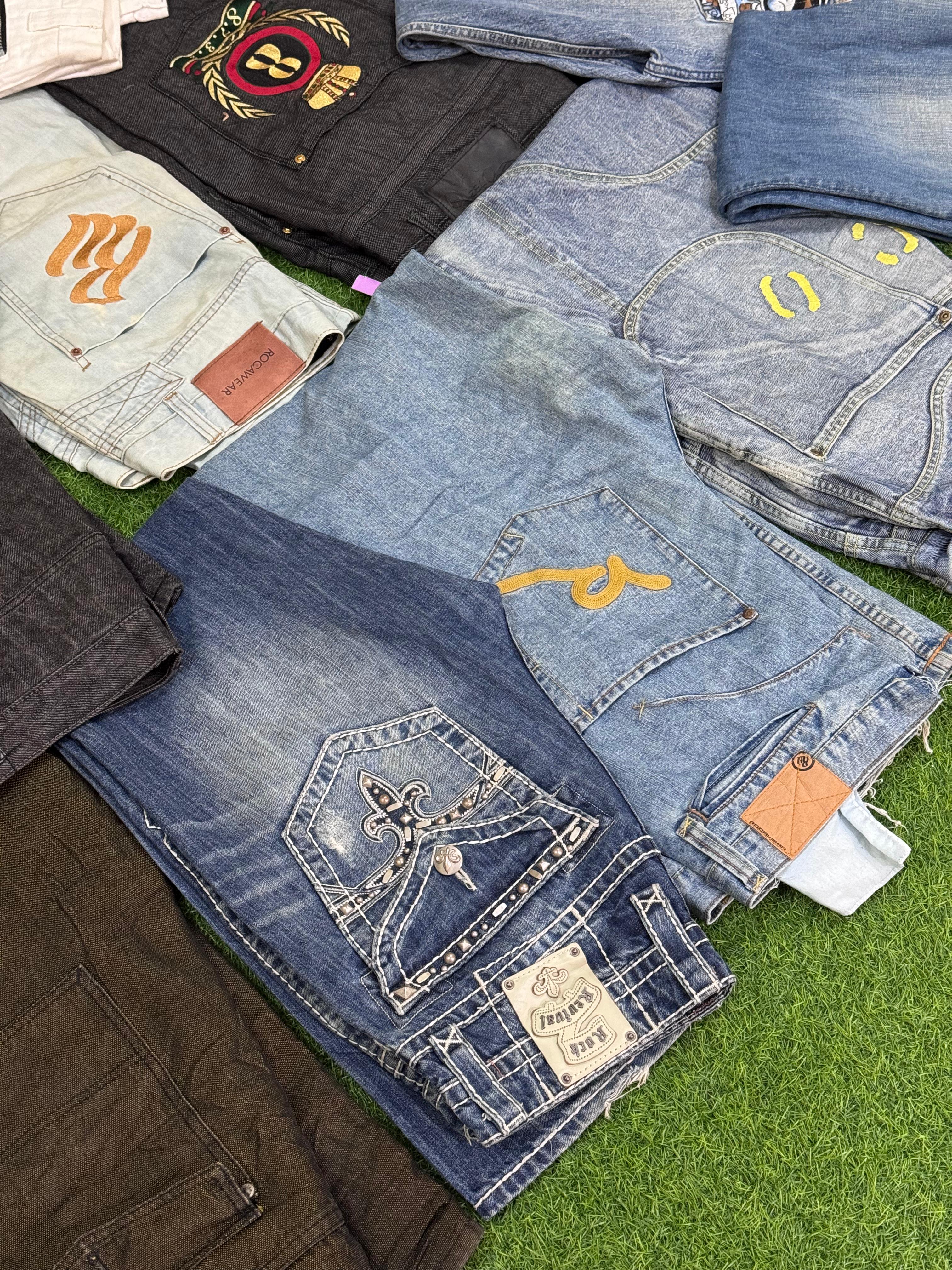 Jeans hip hop de marques mixtes