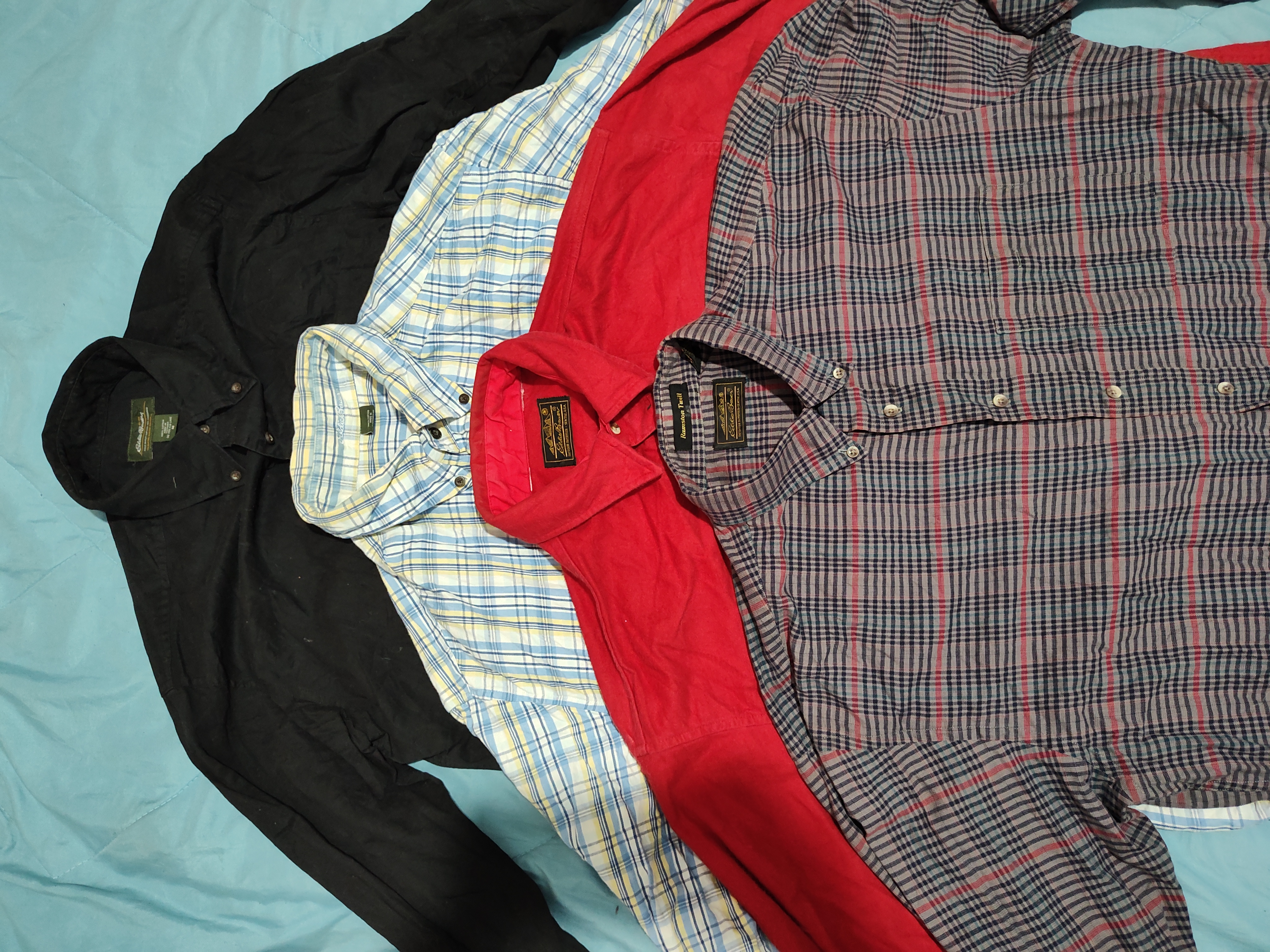 Eddie Bauer men button shirts 18 pecs