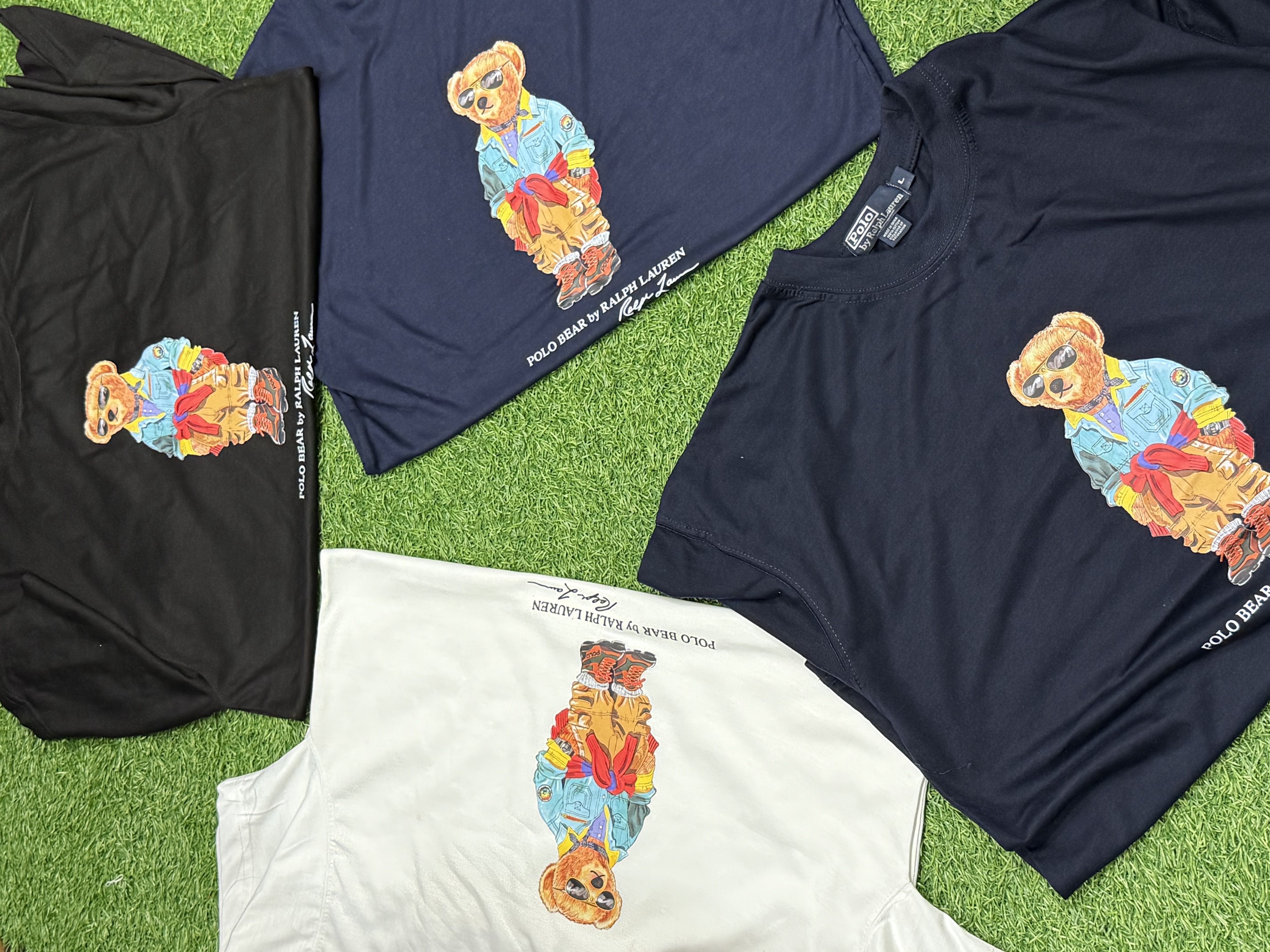Polo Bear Ralph Lauren Rework Stil T-Shirts
