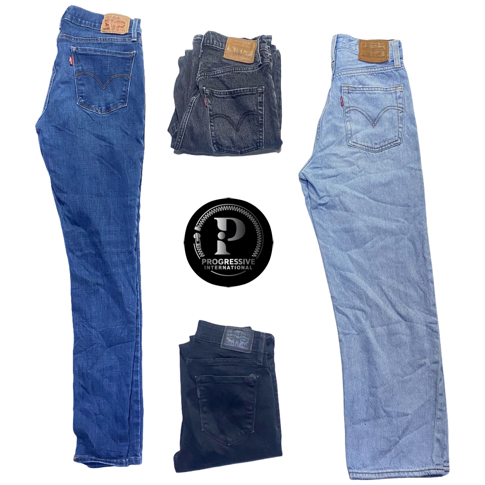 Calças jeans femininas Levis 10 peças: PI84
