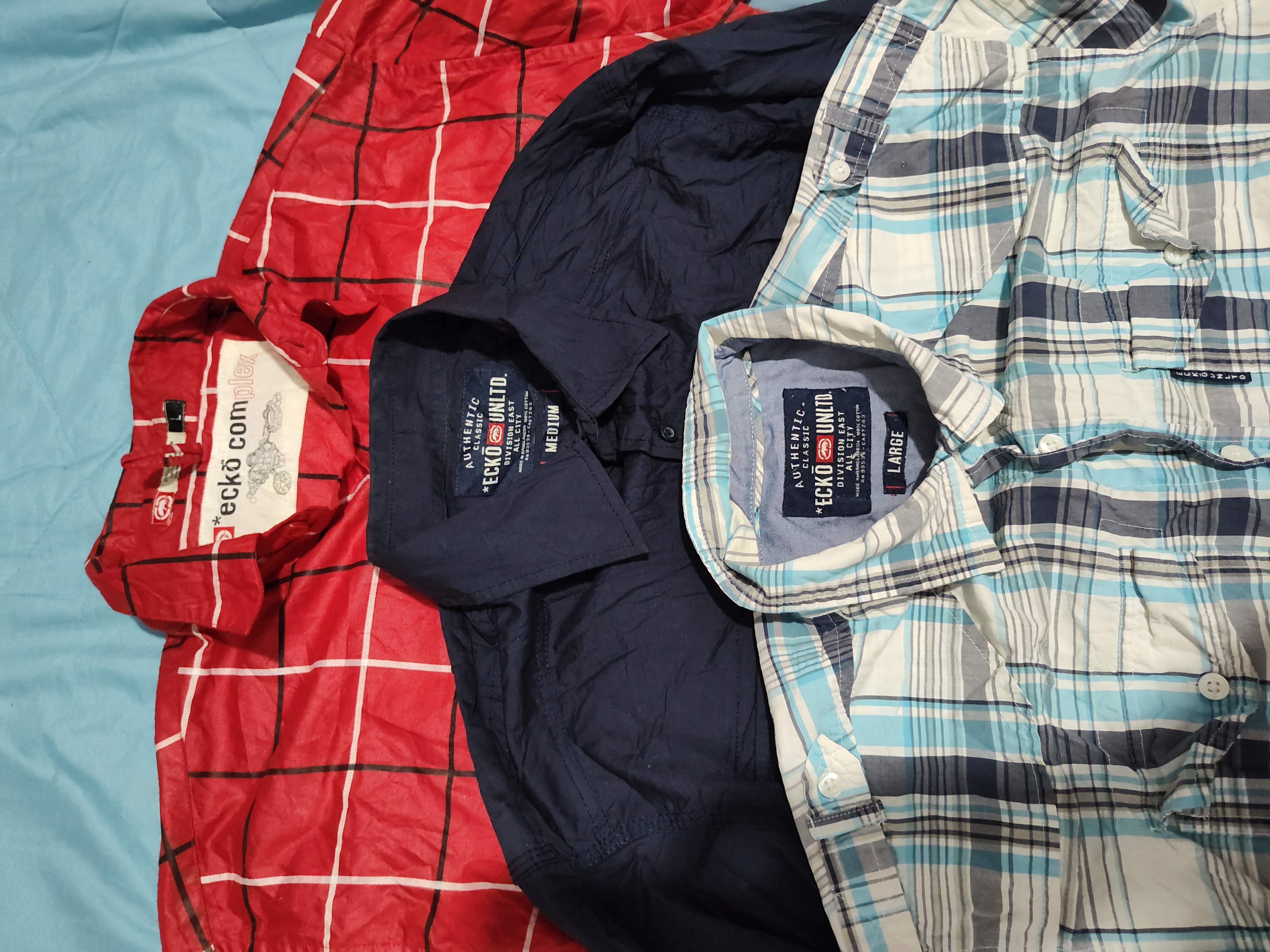 Ecko unltd. Camicie in cotone con bottoni per uomo
