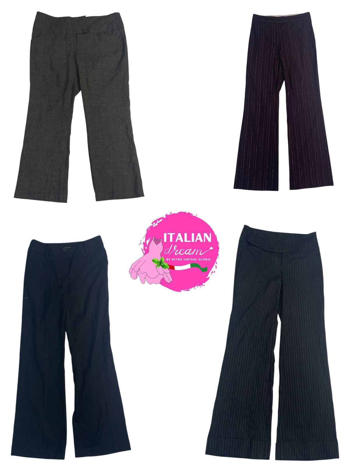 Pantalons poly Y2K