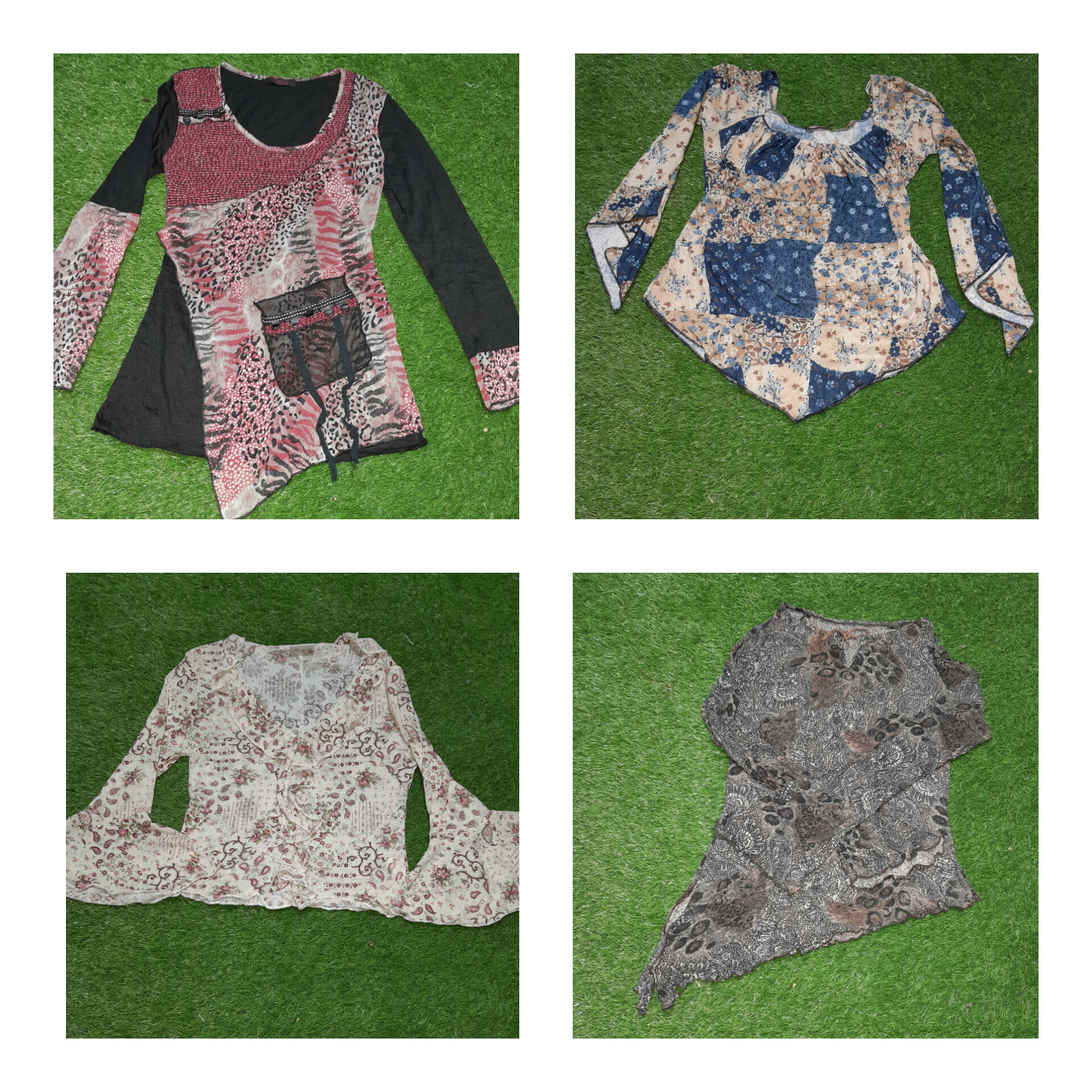 Y2k Full Sleeve Top 12 Pieces      (Bandal5)