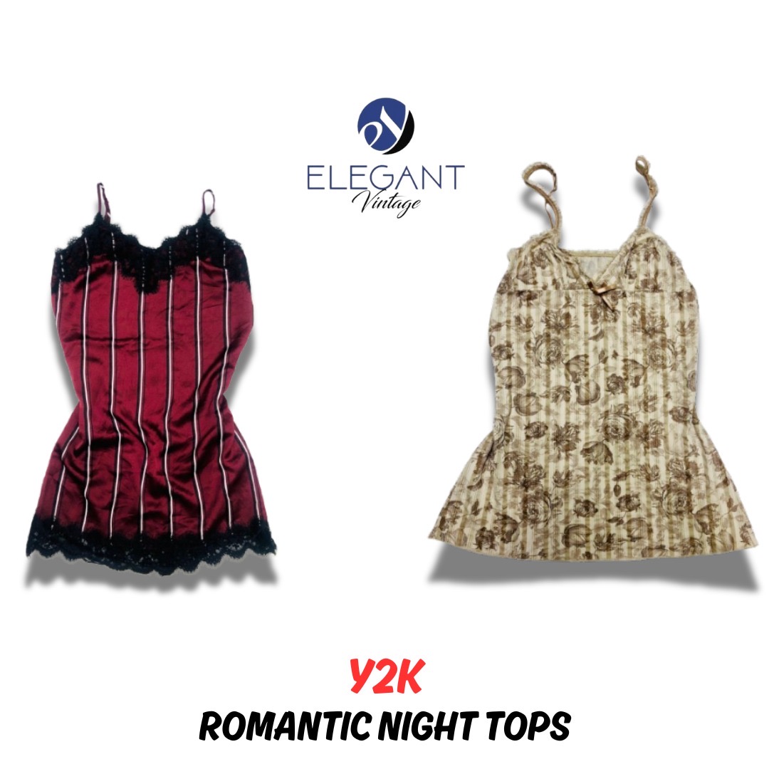 Hauts romantiques Y2K de nuit - 10 pièces - EV0430