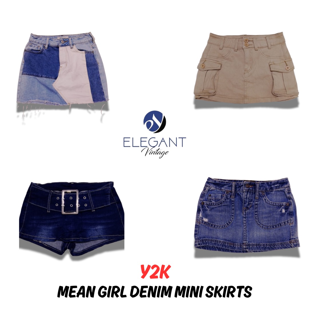 Mean Girl Denim Mini Sikirts - 12 pieces - EV0526