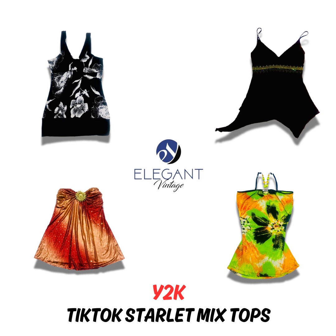 Y2K Tiktok Starlet Mix Tops - 10 pieces - EV0457