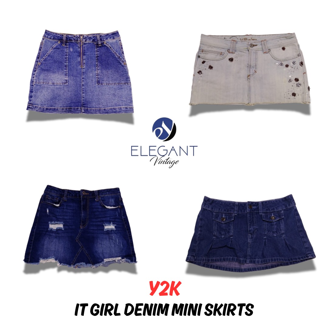 It Girl Denim Mini Skirts - 12 pieces - EV0527