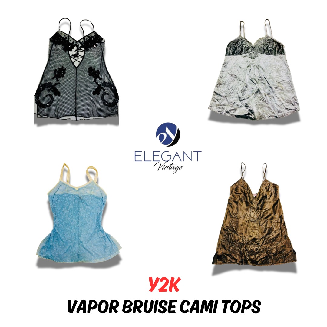 Y2K Vapor Bruise Cami Tops - 12 pieces - EV0473