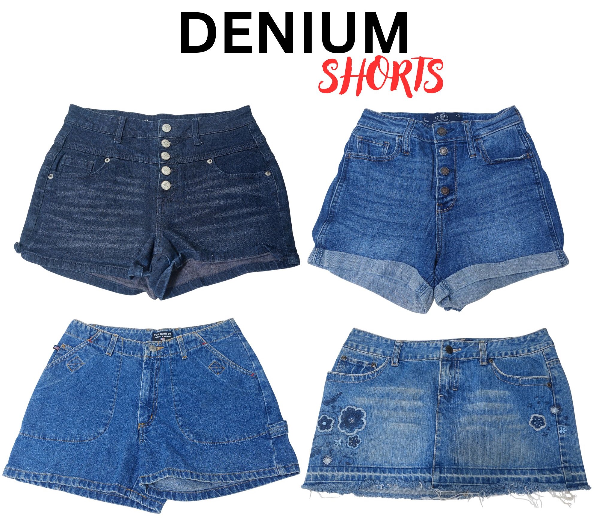 Shorts de Denim para Mulheres
