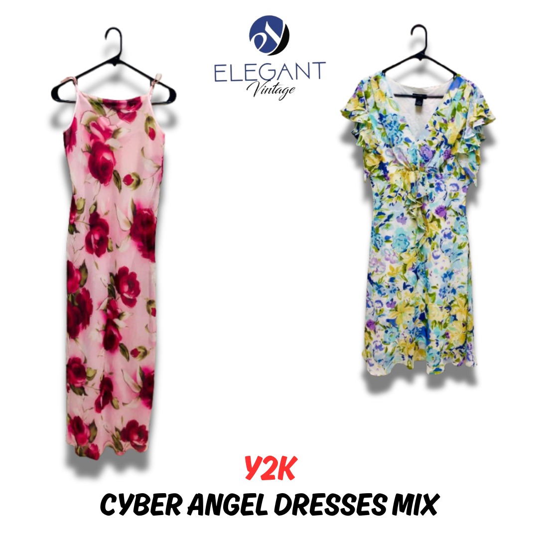 Y2K Cyber Angel Dresses Mix - 10 pieces - EV0502