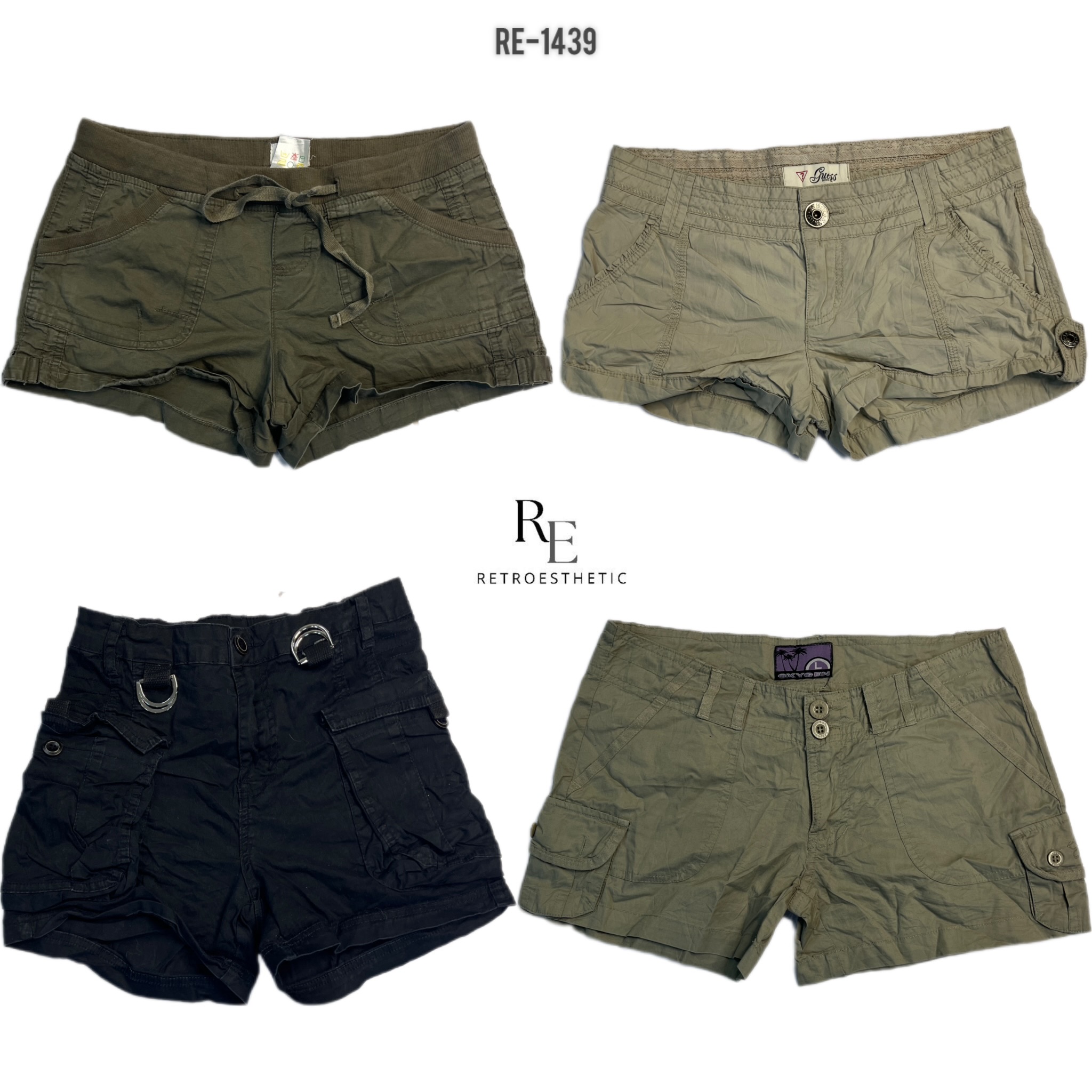 Y2K Retro Stil Baumwollröcke (RE-1439)