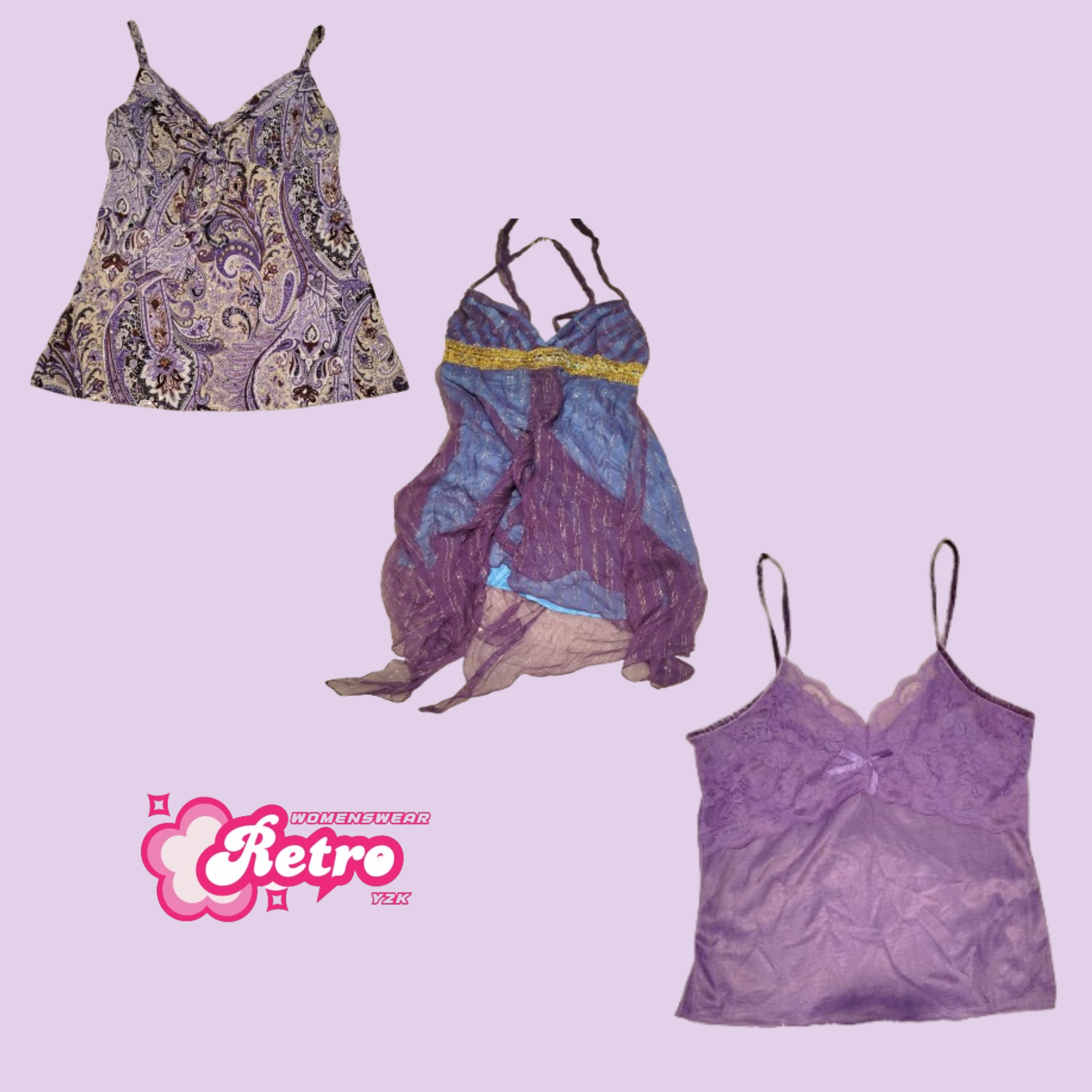 Top Cami Lavanda Dream Y2K Mix (RP-56)