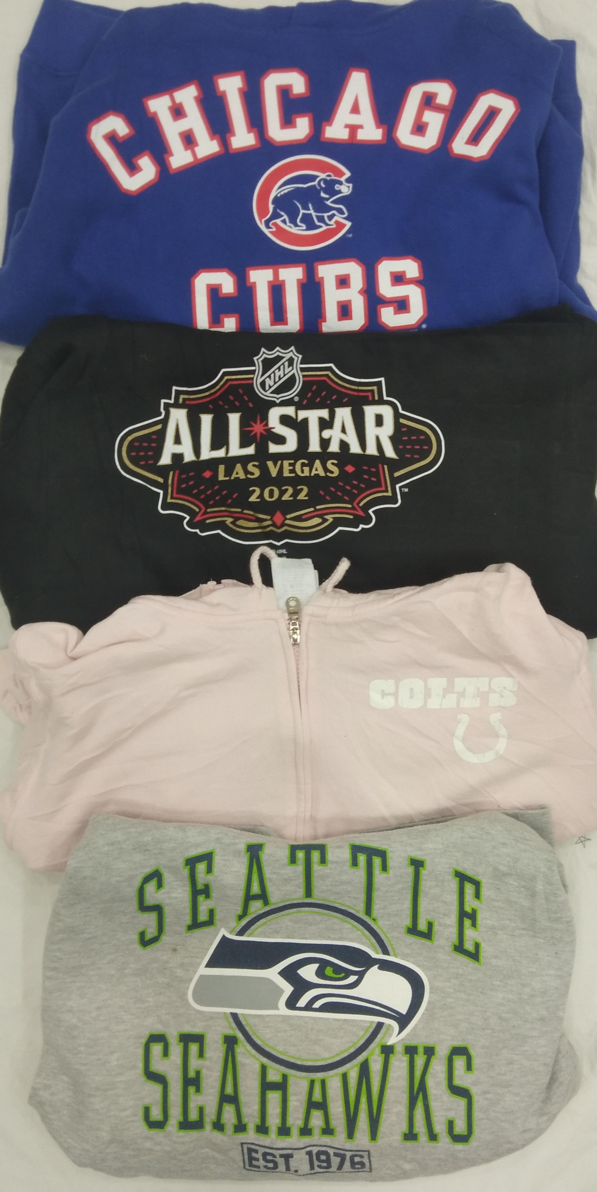 ZH0281 NFL / NBA ミックスフーディーバンドル - 19点セット