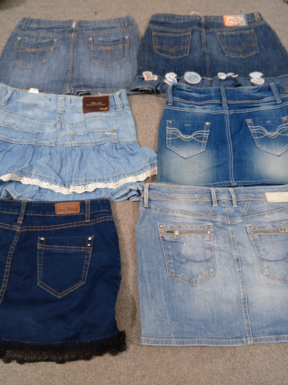 Jupes micro mini HD1028 Ladies Y2K Summers - 15 pcs