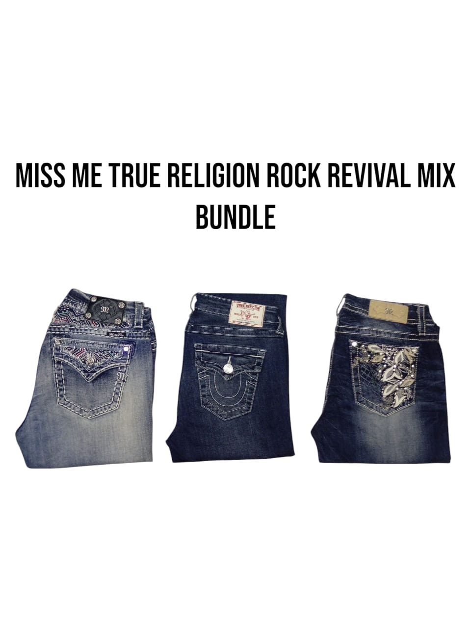 MISS ME TRUE RELIGION ROCK REVIVAL MISTURA PACOTE