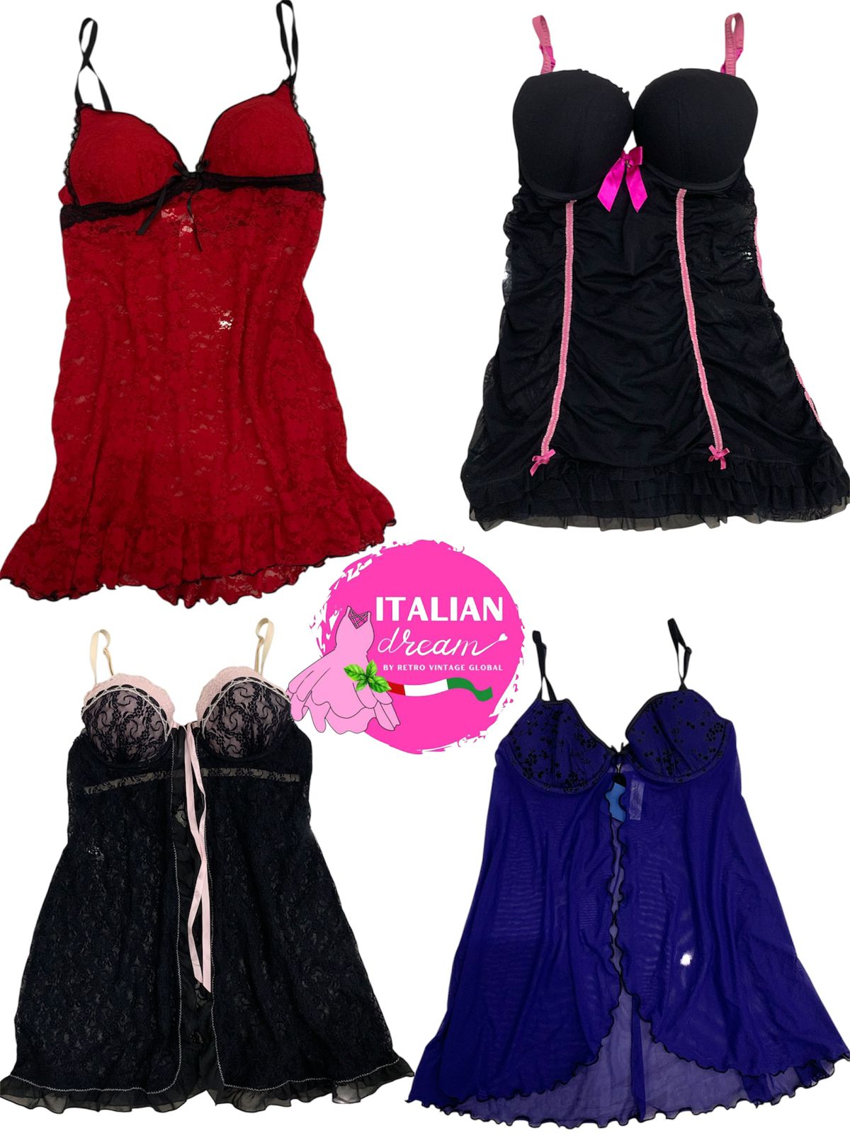y2k Mitternachtsromantik-Kollektion Baby Doll
