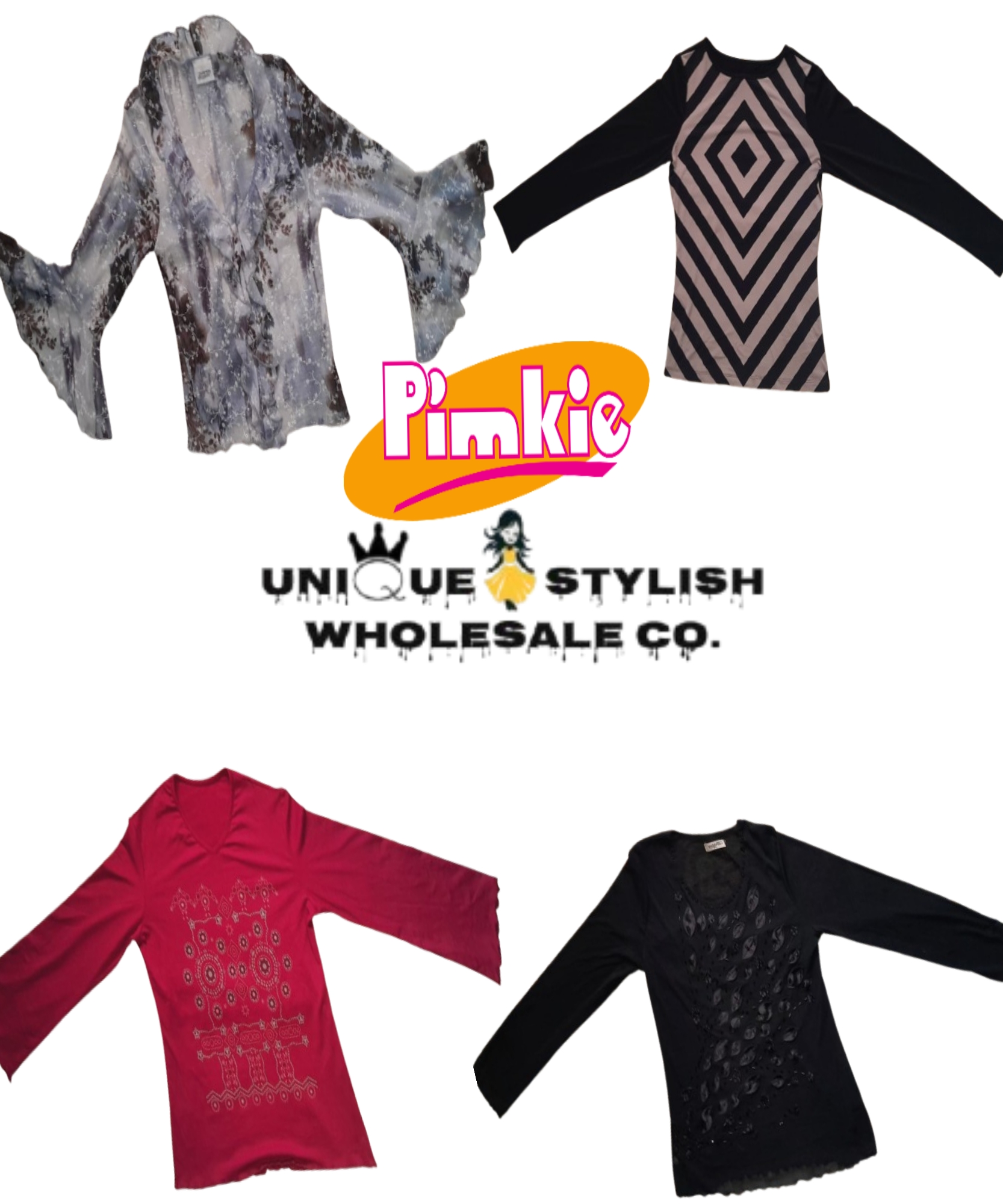 Y2K Colourful Mesh Tops