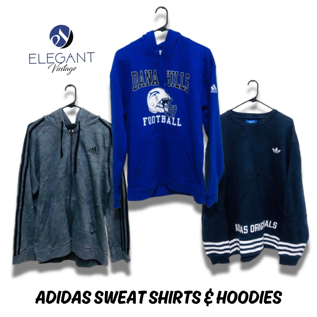 Felpe e Felpe con Cappuccio Adidas - 10 pezzi