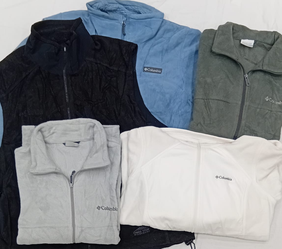ZH0321 Columbia Mix Fleece Giacche - 10 Pz