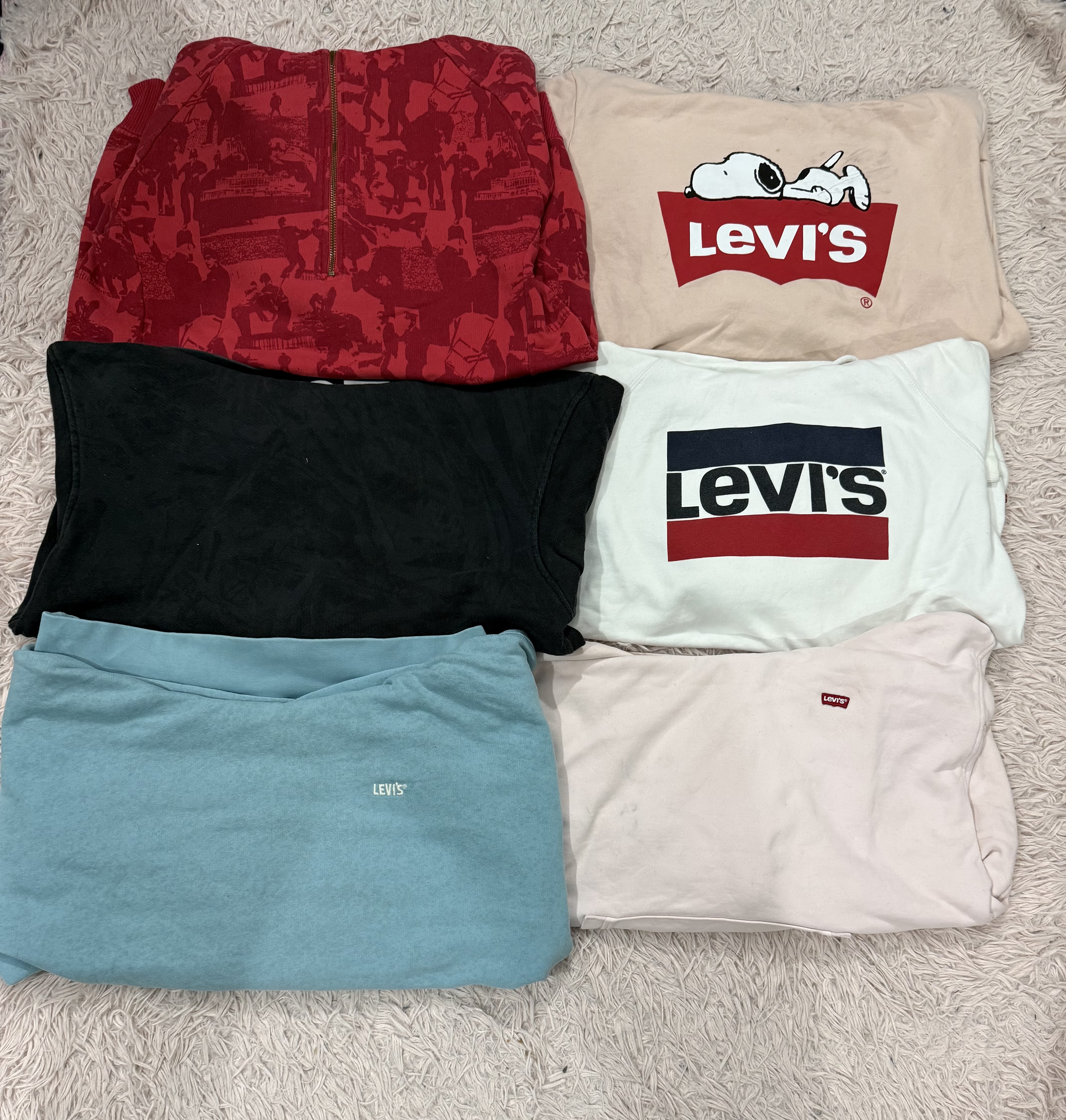 Sudaderas Levi's 6 Pcs