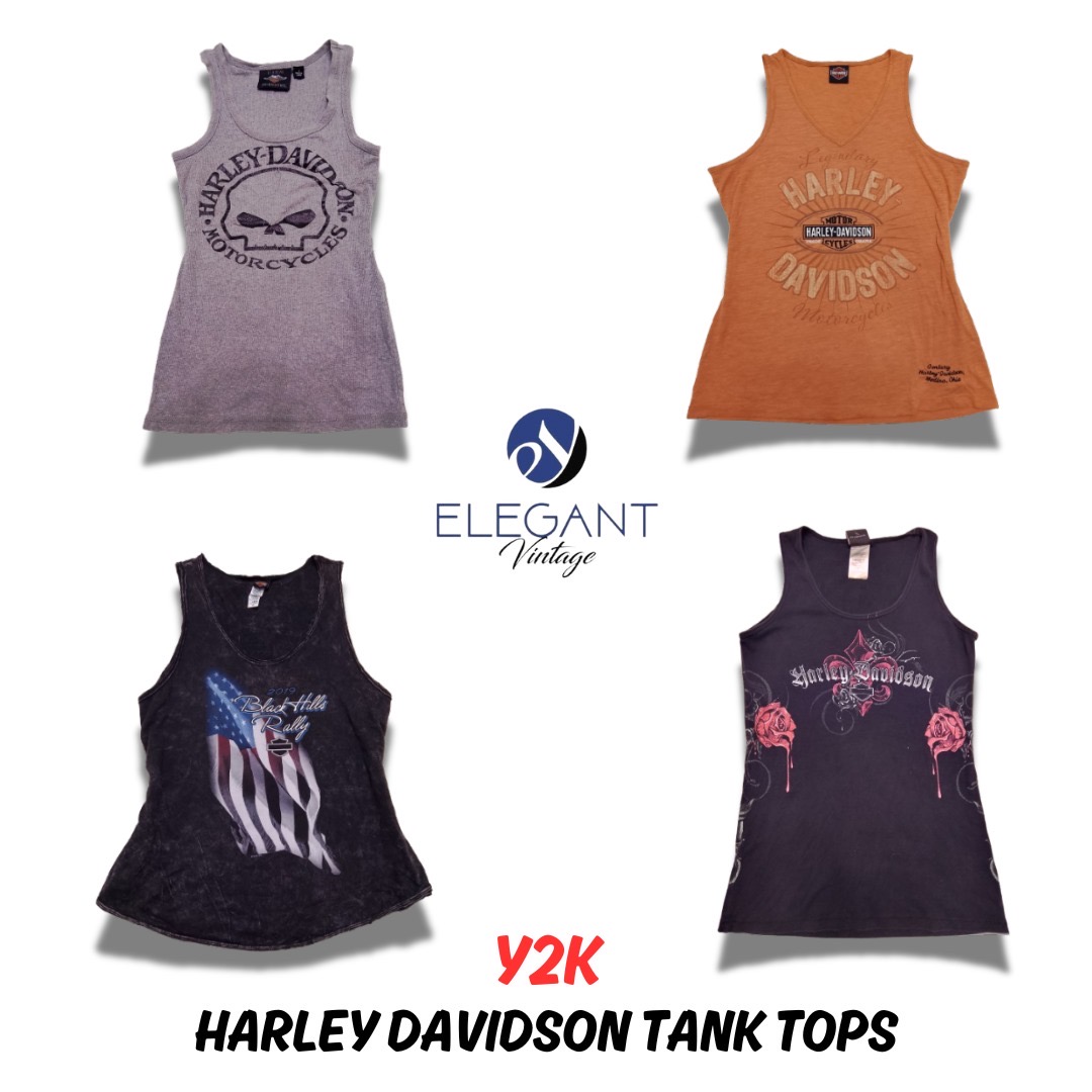 Y2K Harley Davidson Tank Tops - 09 pieces - EV0570